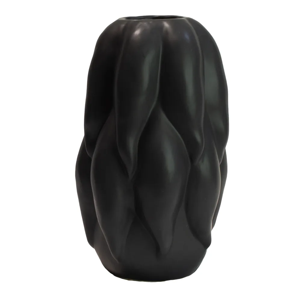 Ridley vase 32 cm, Svart