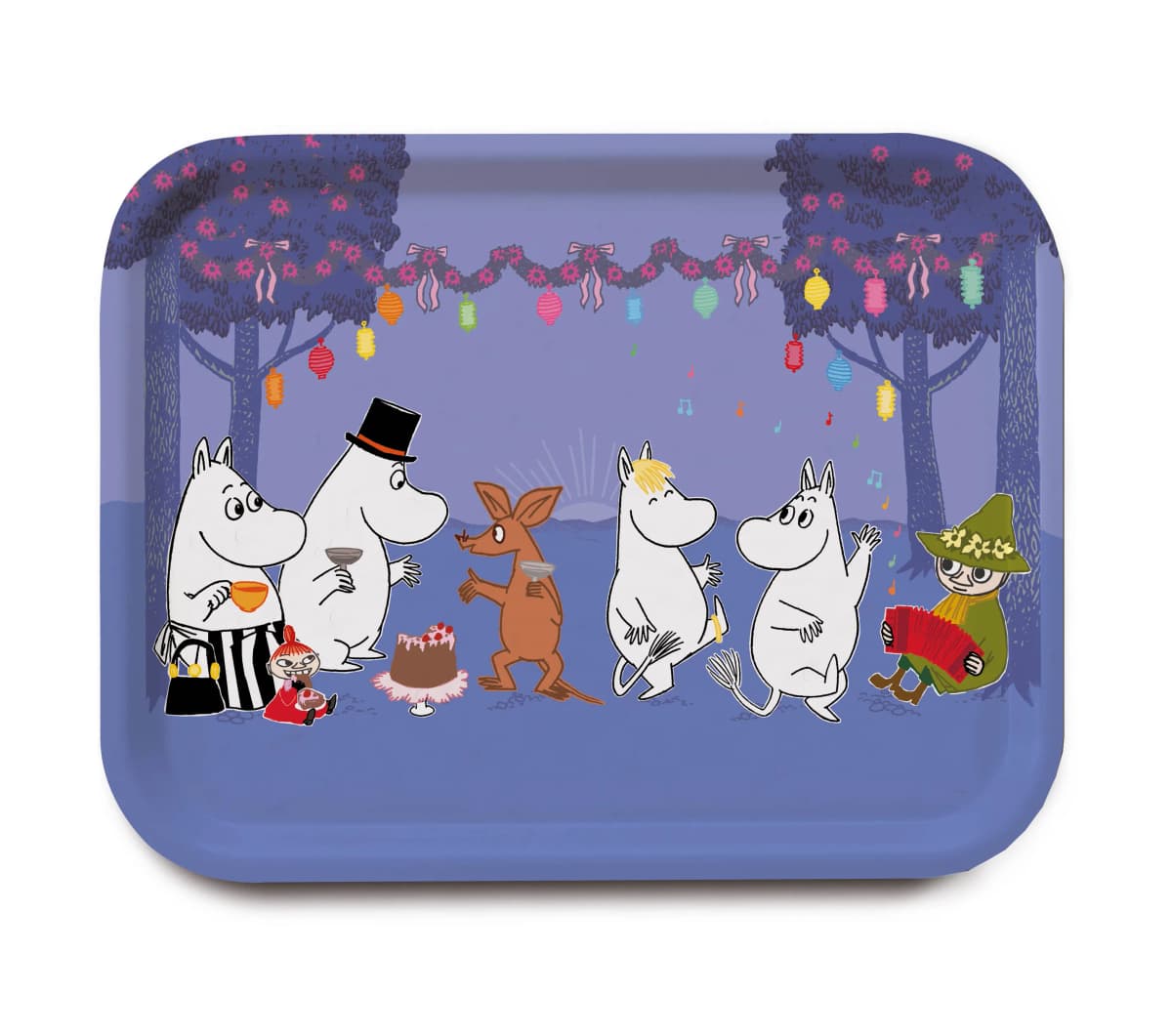 Moomin Dancing brett, Blå