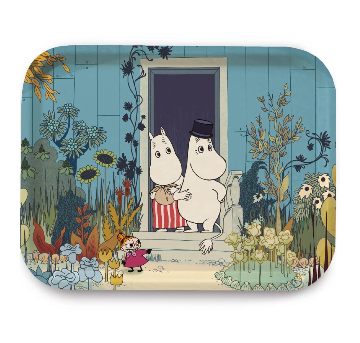 Moomin Riviera Doorstep brett, Blå-multi