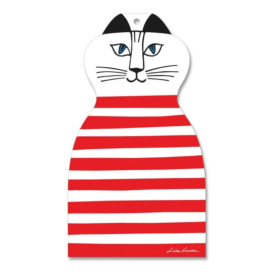 Trull skjærefjøl, rød-hvit