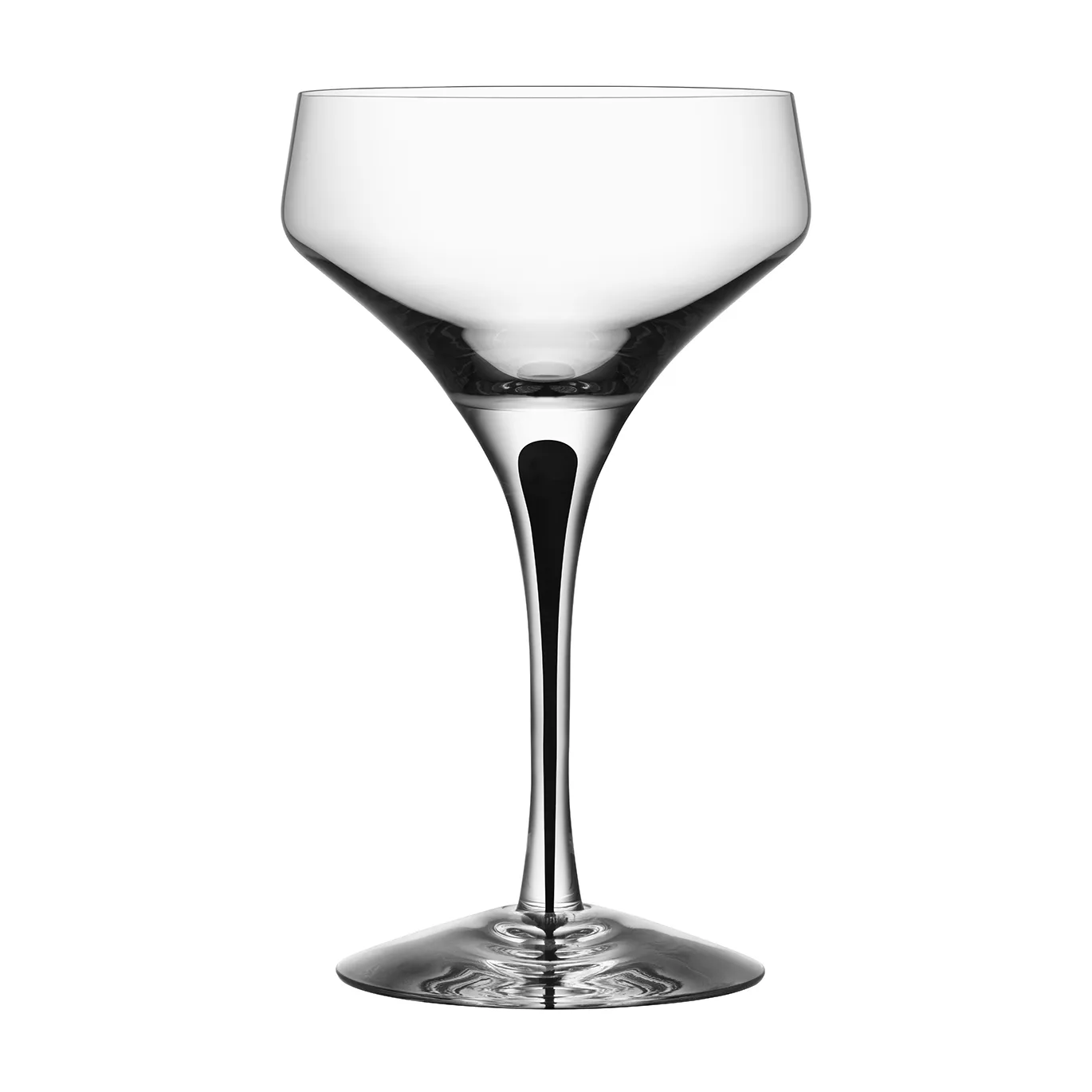 Metropol champagneglass 24 cl, Svart