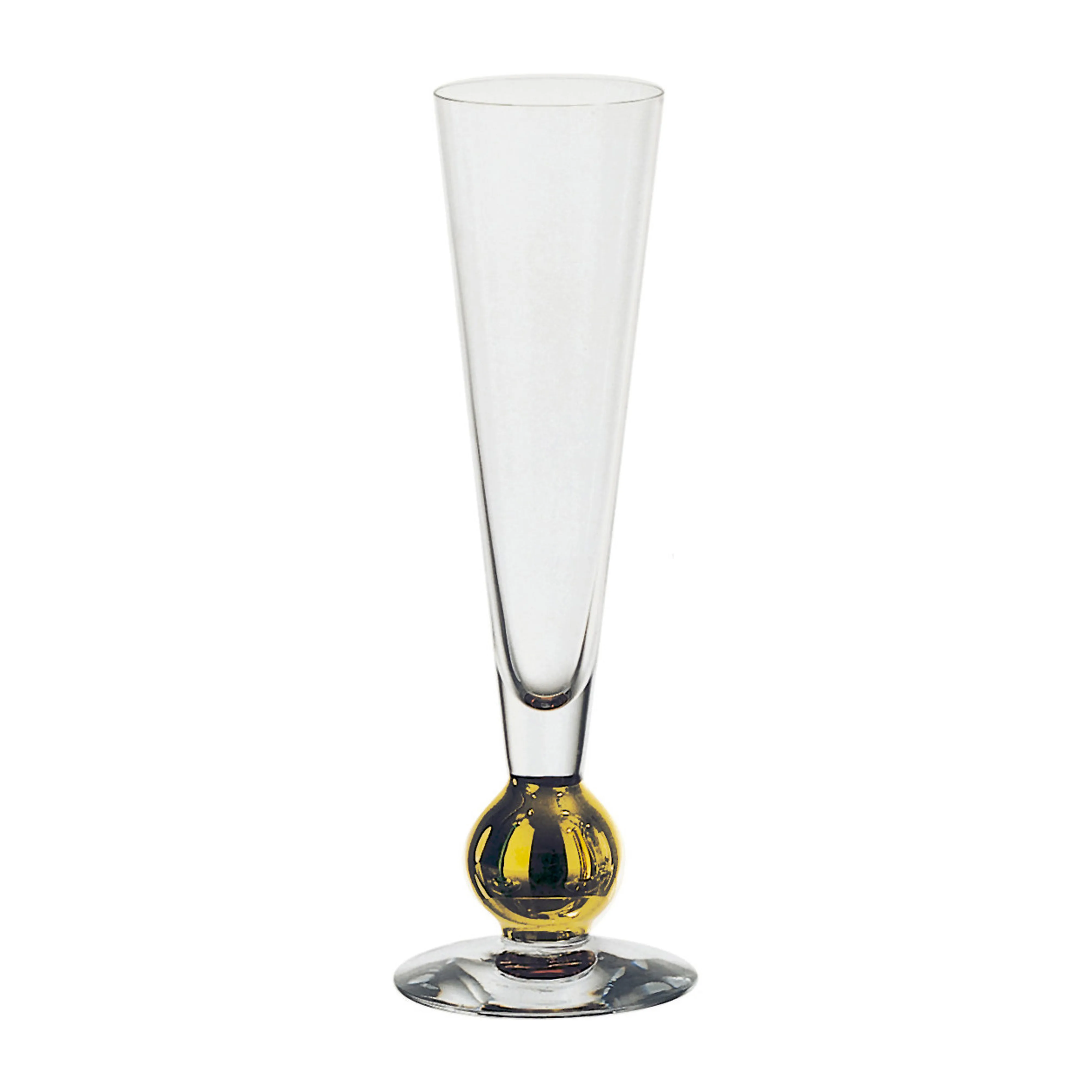 Nobel champagneglass 18 cl, Clear-gold
