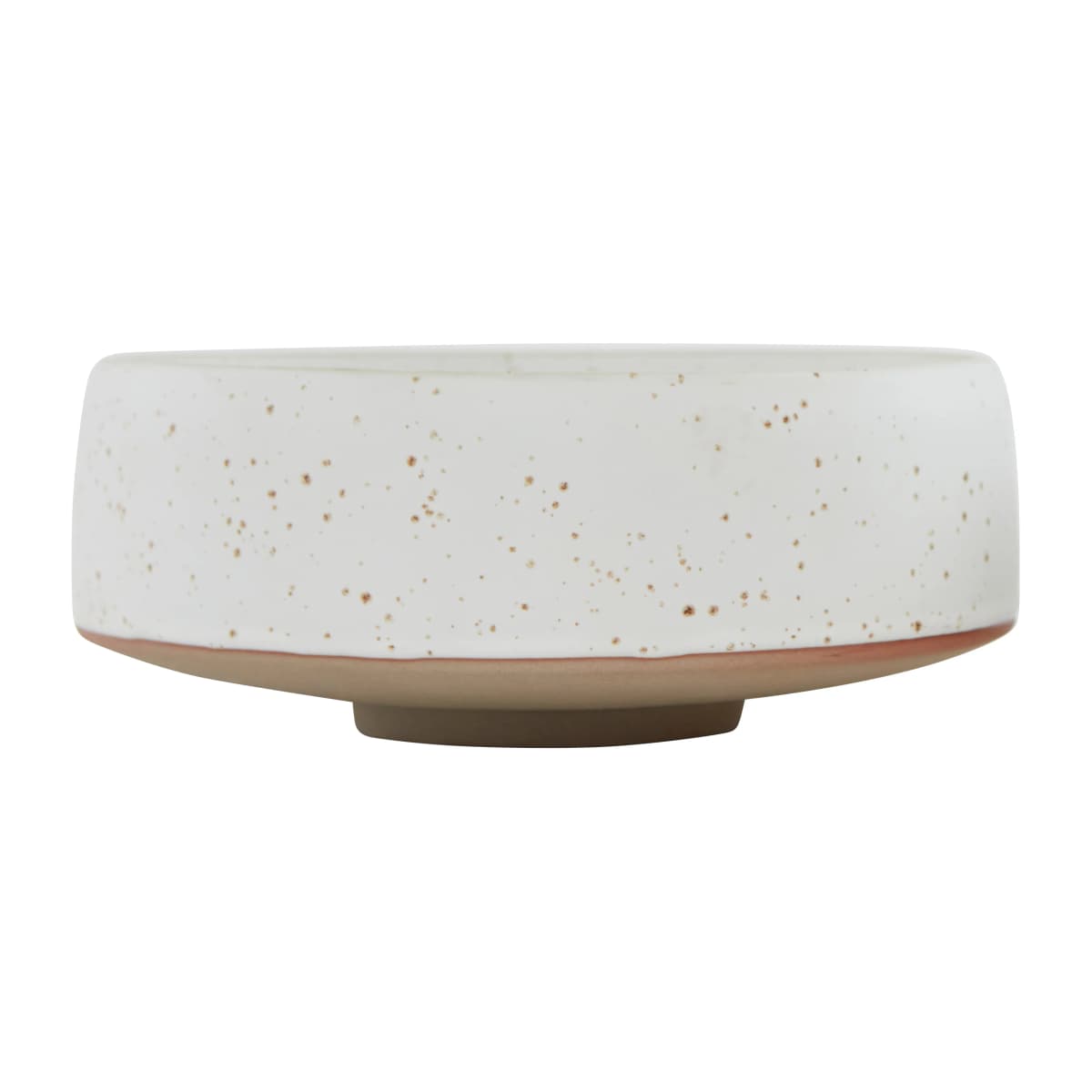 Hagi skål Ø 20 cm, Hvit-lysebrun