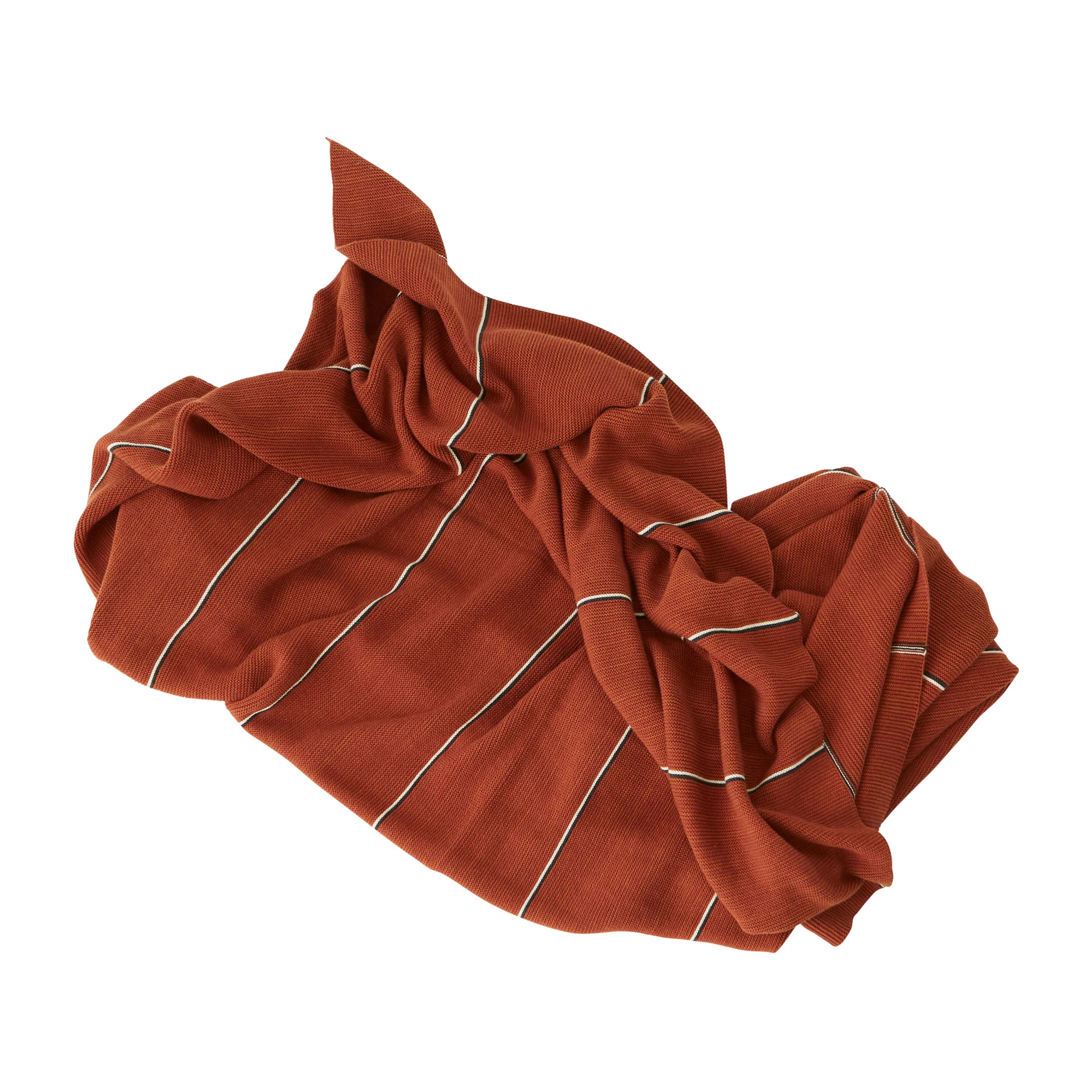 Rivi pledd 134 x 184 cm, Nutmeg