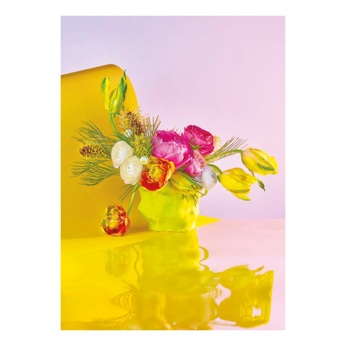 Bloom 03 yellow poster, 50x70 cm