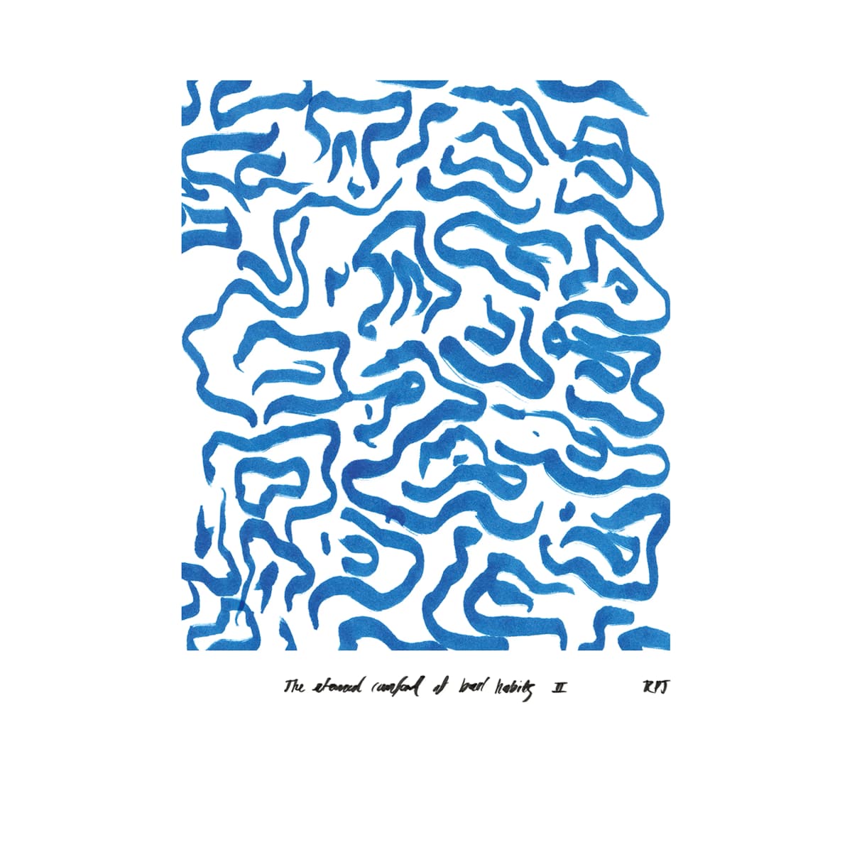 Comfort – Blue plakat, 50 x 70 cm