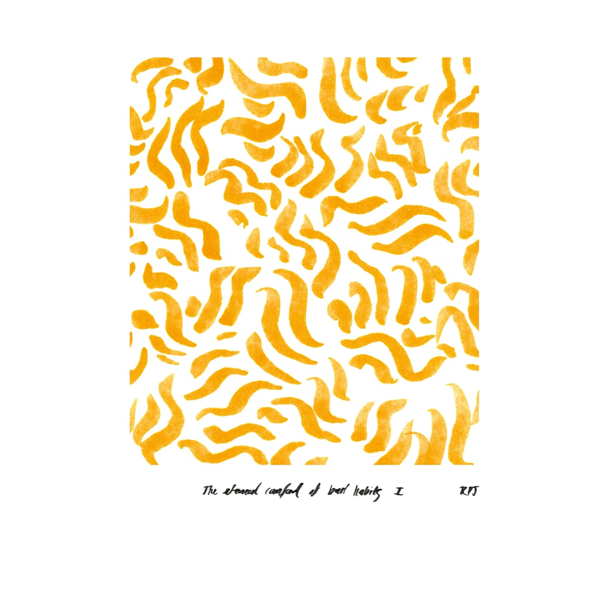 Comfort – Yellow plakat, 50 x 70 cm