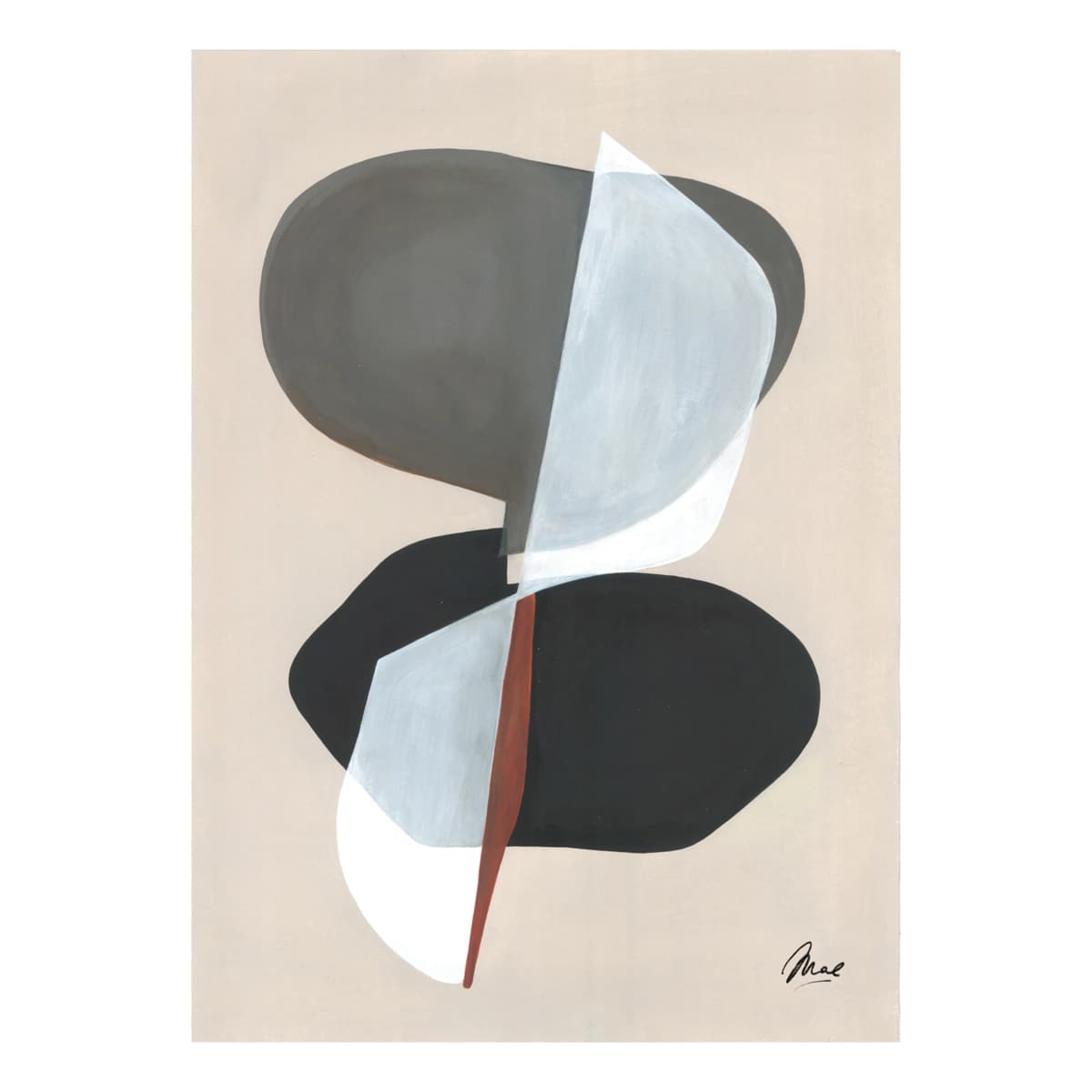 Composition 01 poster, 30x40 cm