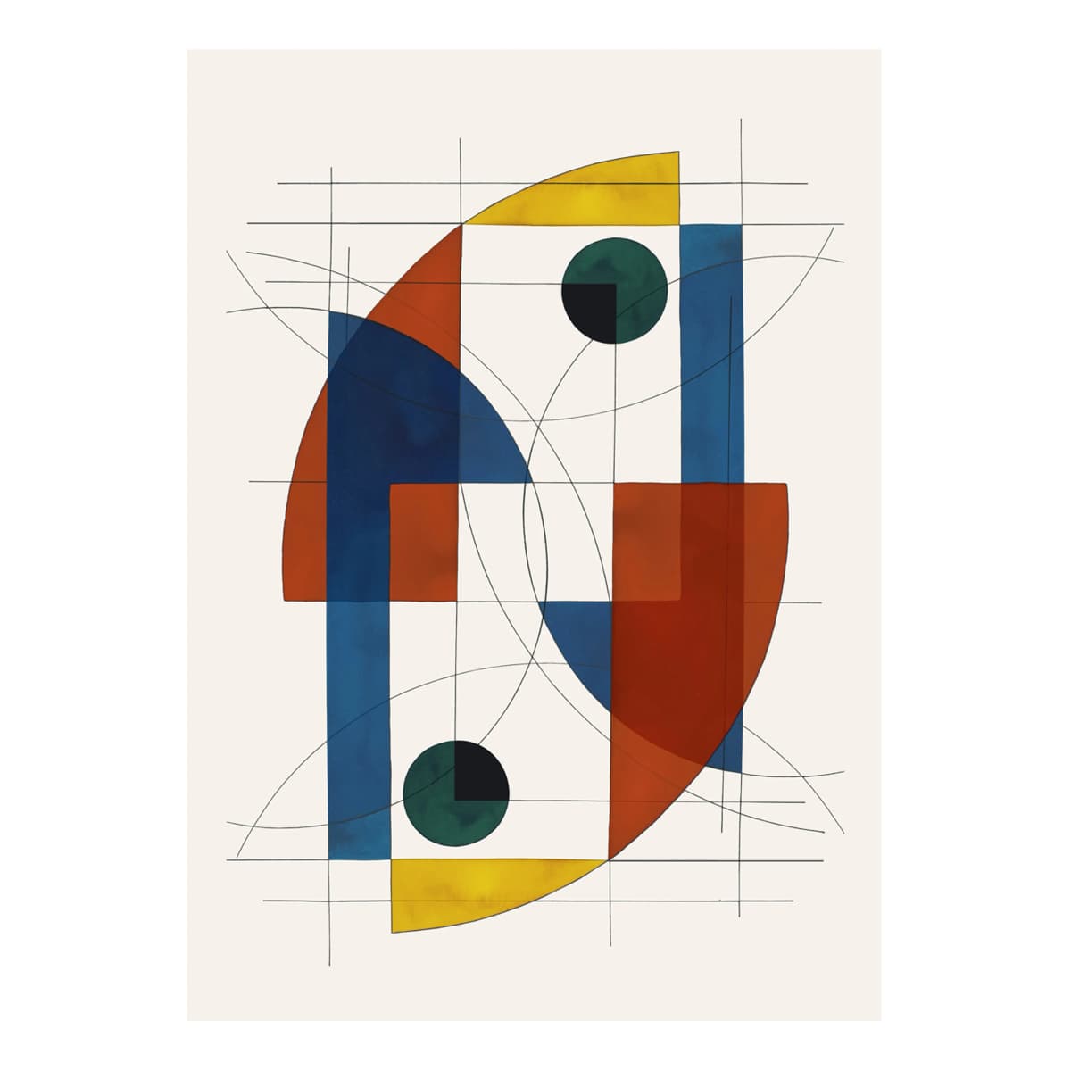 Constructions 02 poster, 50x70 cm
