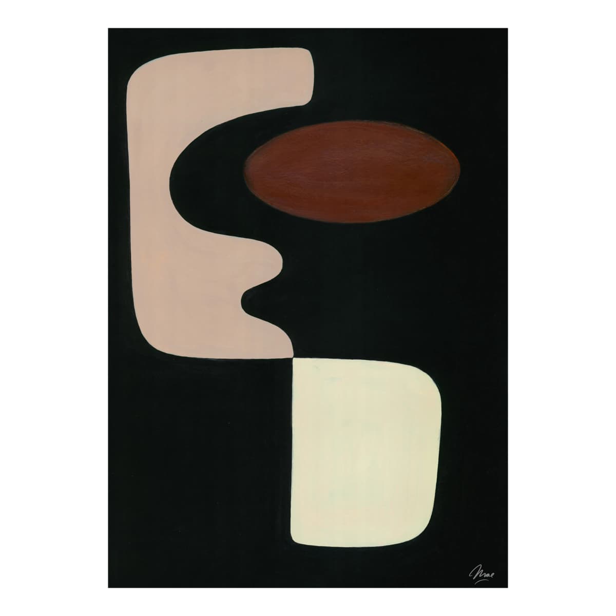 Faces 01 poster, 30x40 cm