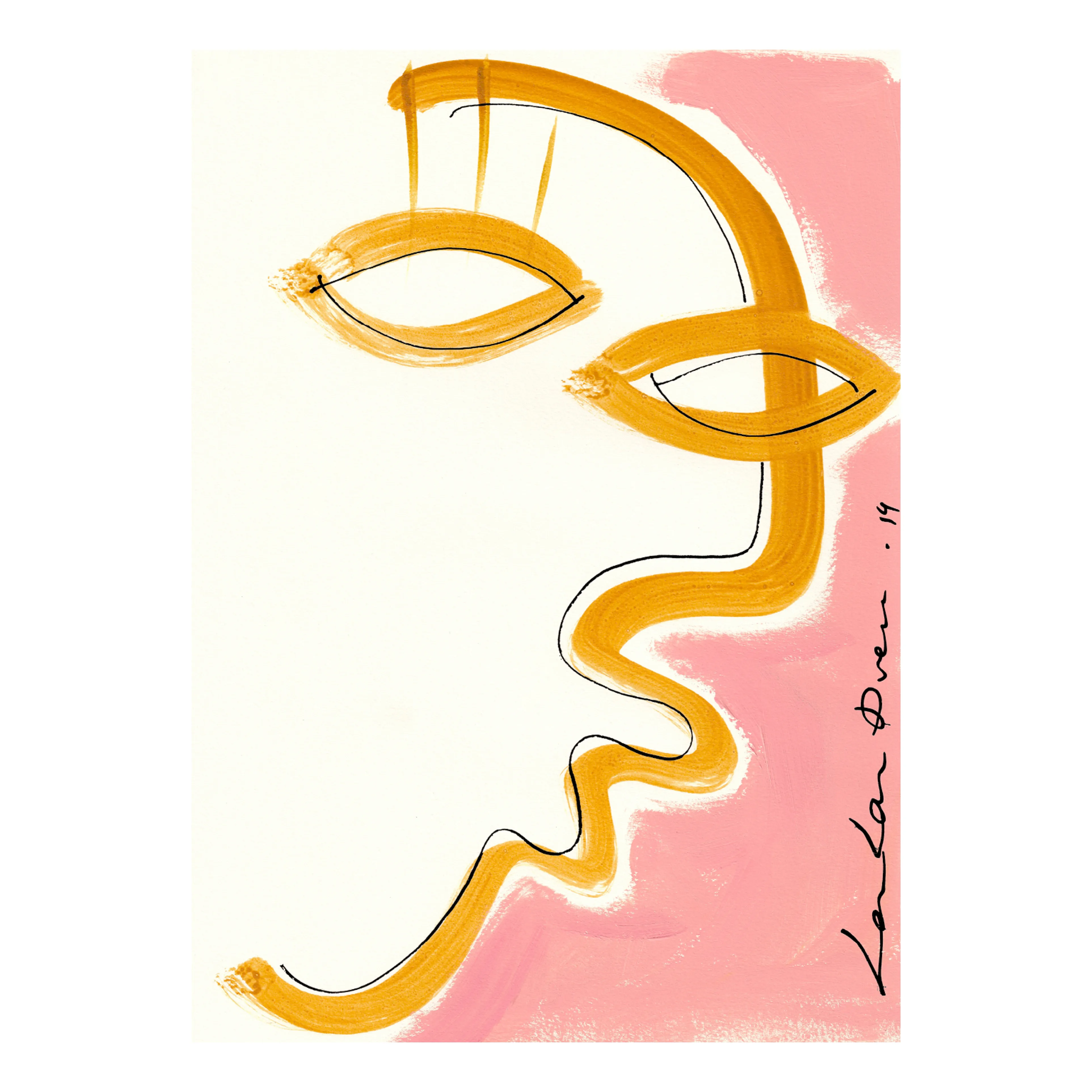 Gentil poster, 30x40 cm