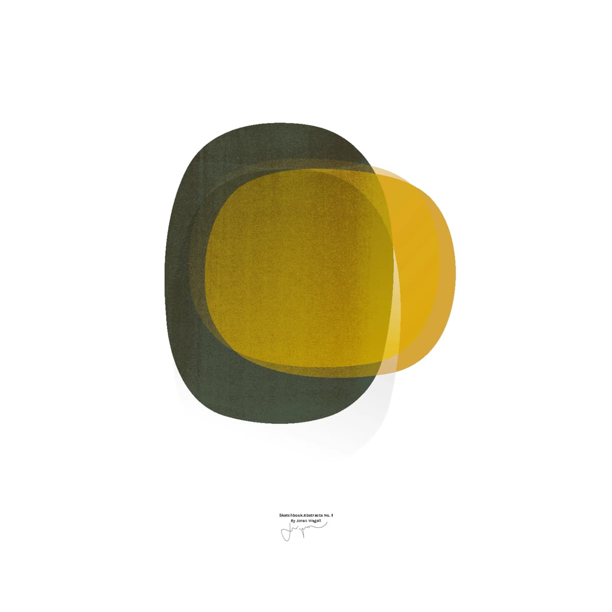 Sketchbook Abstract 01 poster, 50x70 cm