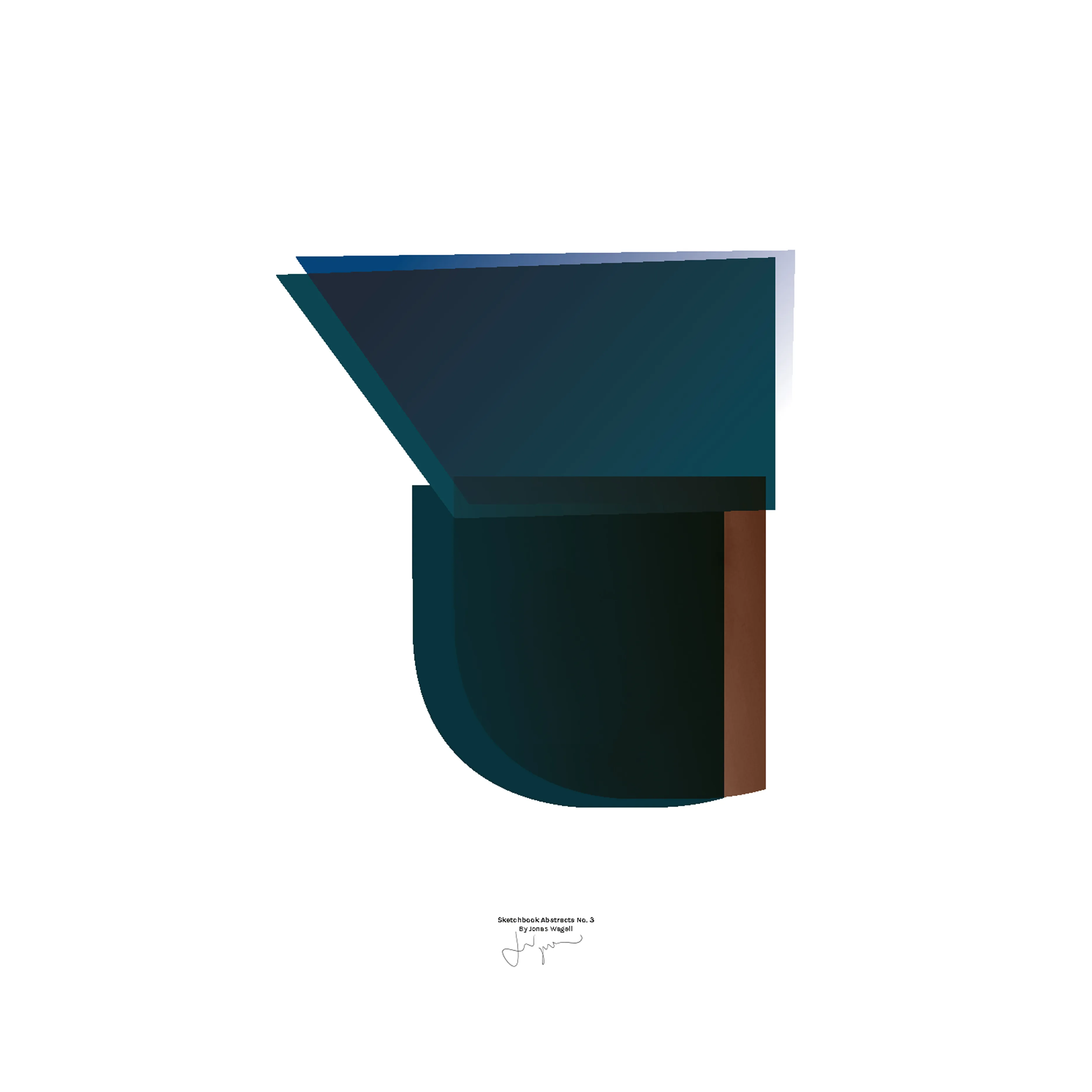 Sketchbook Abstract 03 poster, 30x40 cm