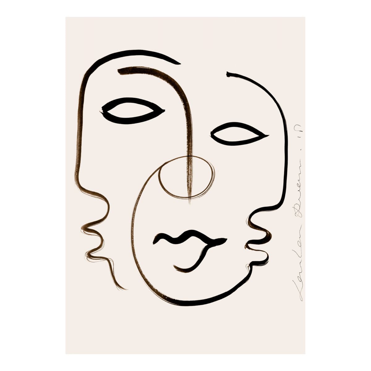 We are one poster, 30x40 cm