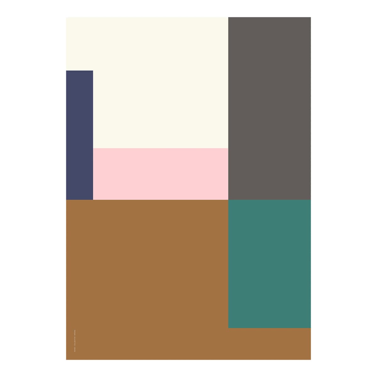 Wrong Geometry poster, modell 03, 50x70 cm