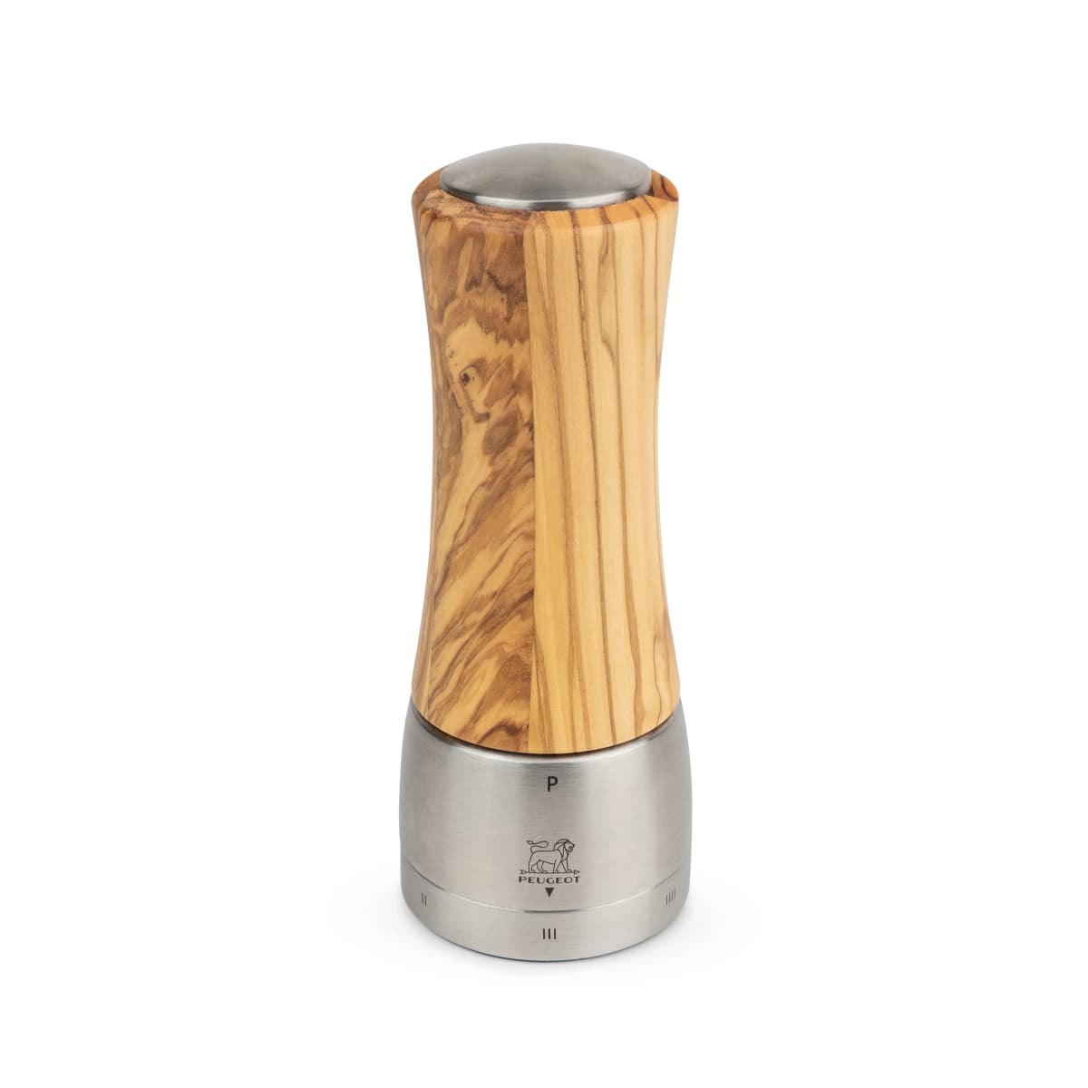 Madras pepperkvern 16 cm, Oliventre-rustfritt stål