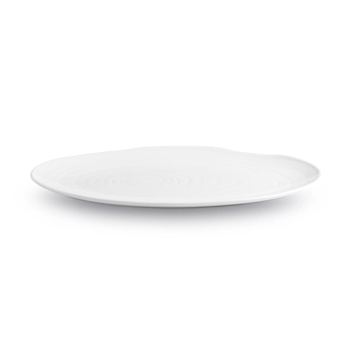 Boulogne tallerken oval 16,5x23 cm, Hvit
