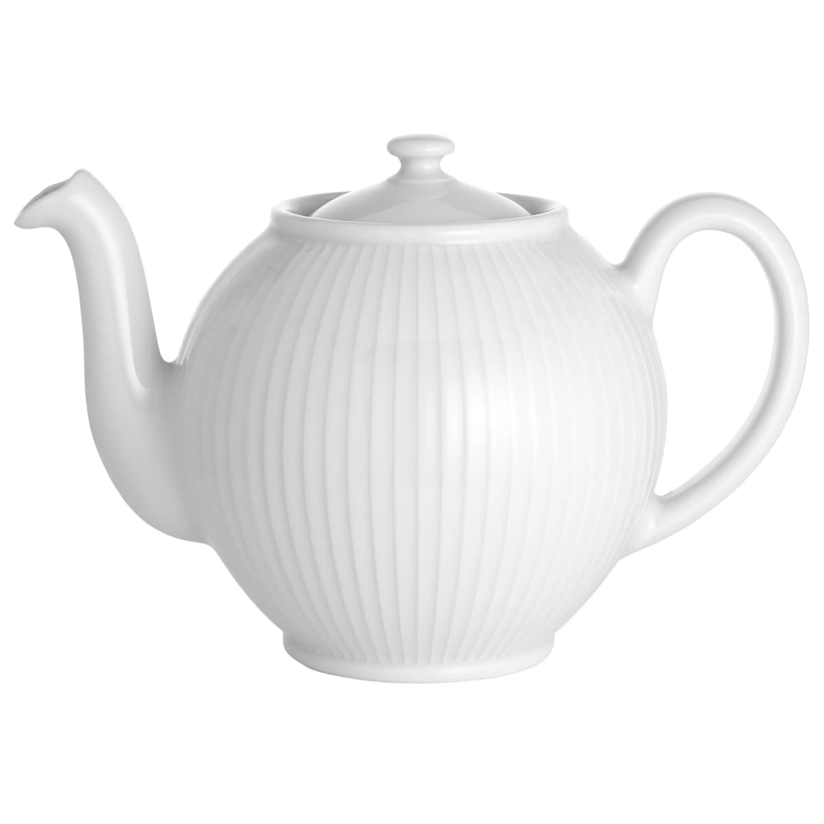 Plissé tekanne 1,5 l, Hvit