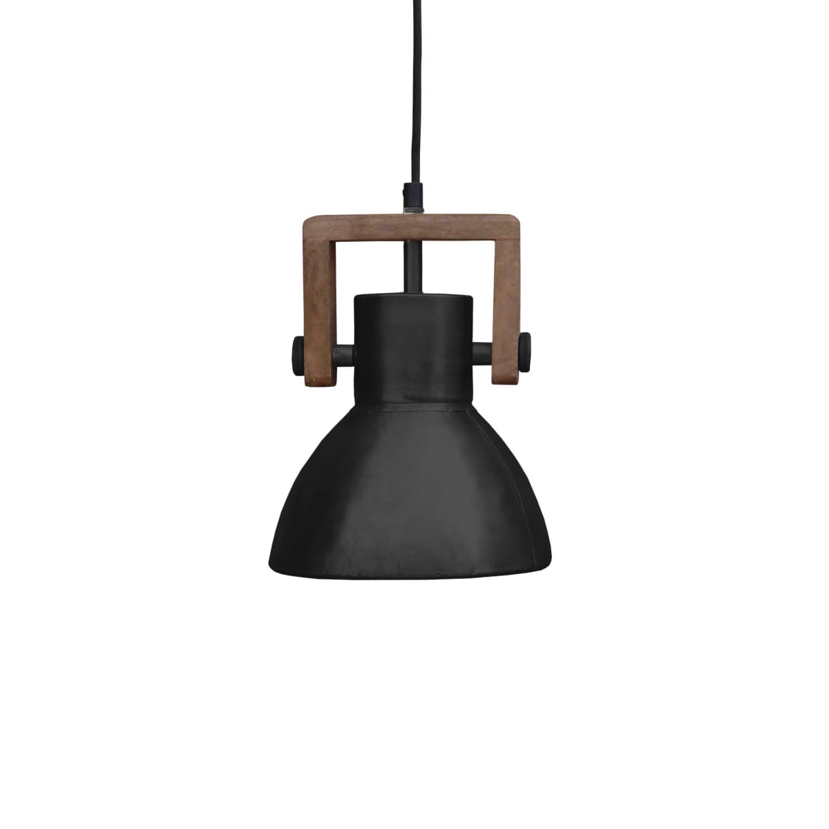 Ashby single taklampe Ø19 cm, Black Zink