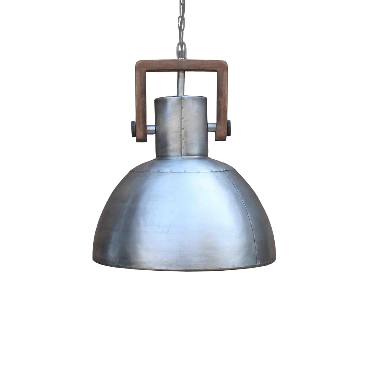 Ashby single taklampe Ø39 cm, Pale Sølv