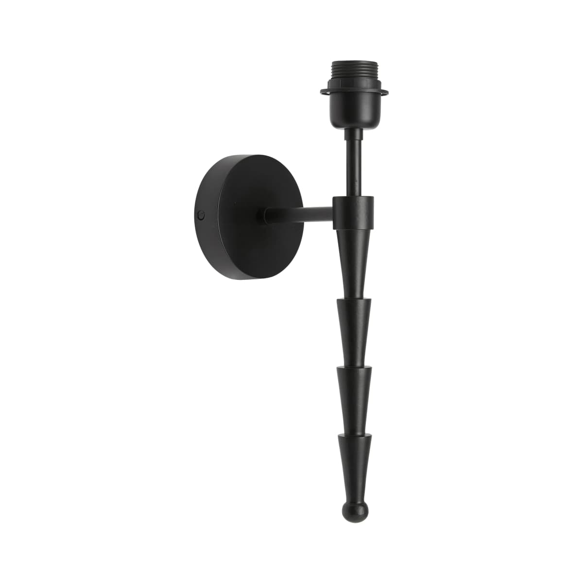 Chloe vegglampe 38 cm, Mattsvart