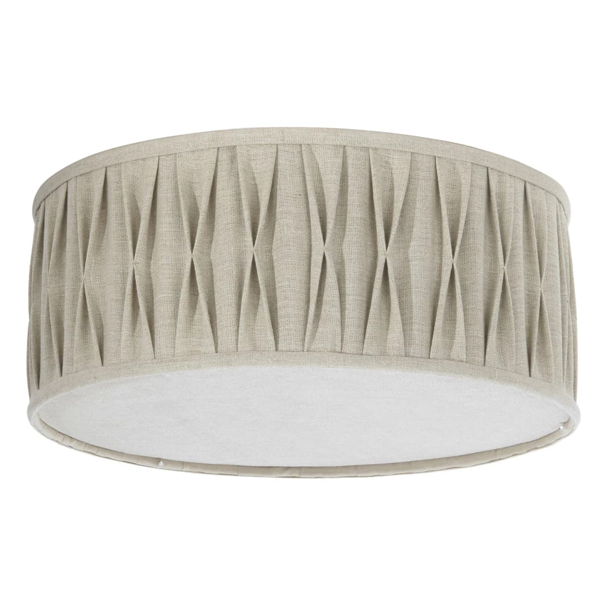 Plissé plafond Ø45 cm, Natur