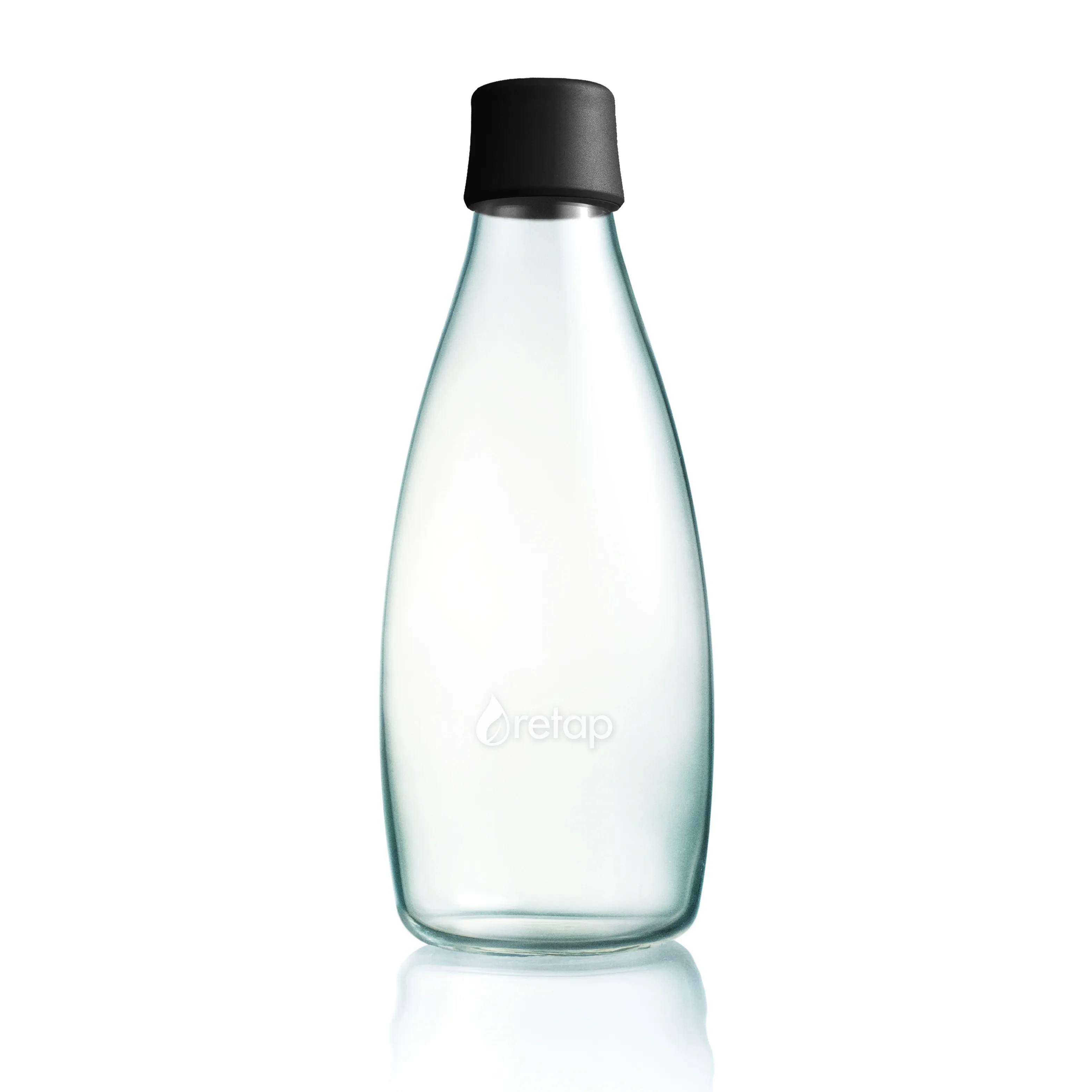 Retap vannflaske 0,8 l, svart
