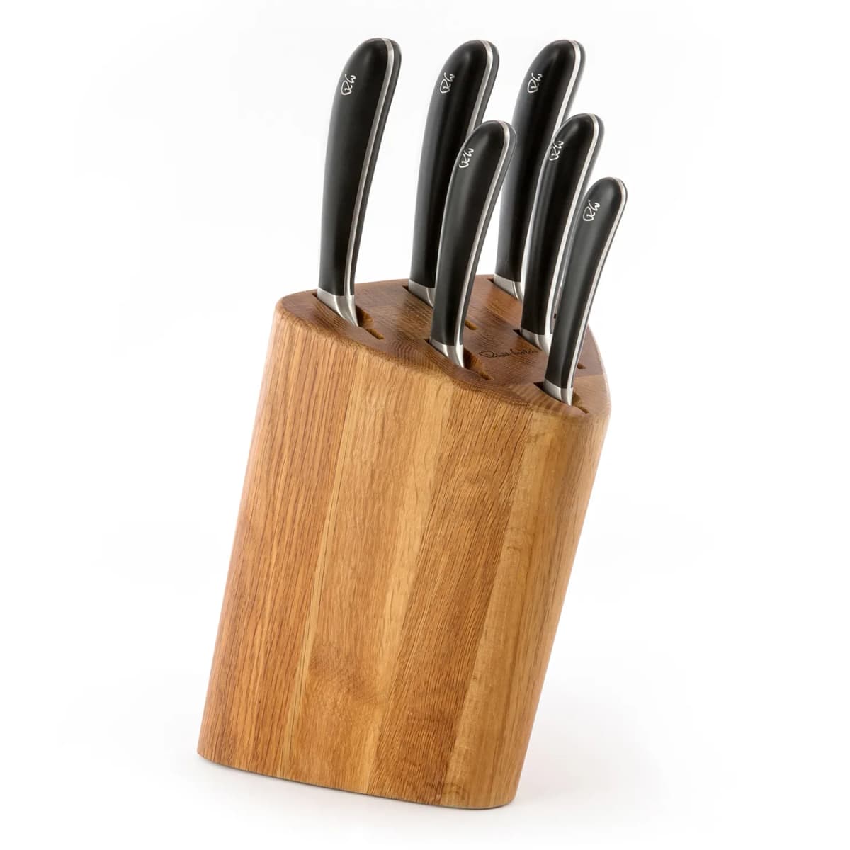 Signature Prism Oak knivblokk sett 7 deler, Eik