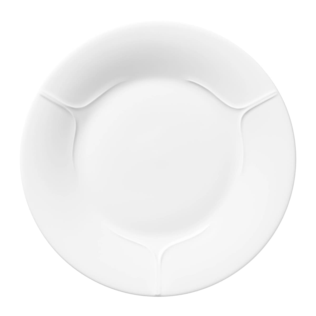 Pli Blanc tallerken 21 cm, Hvit
