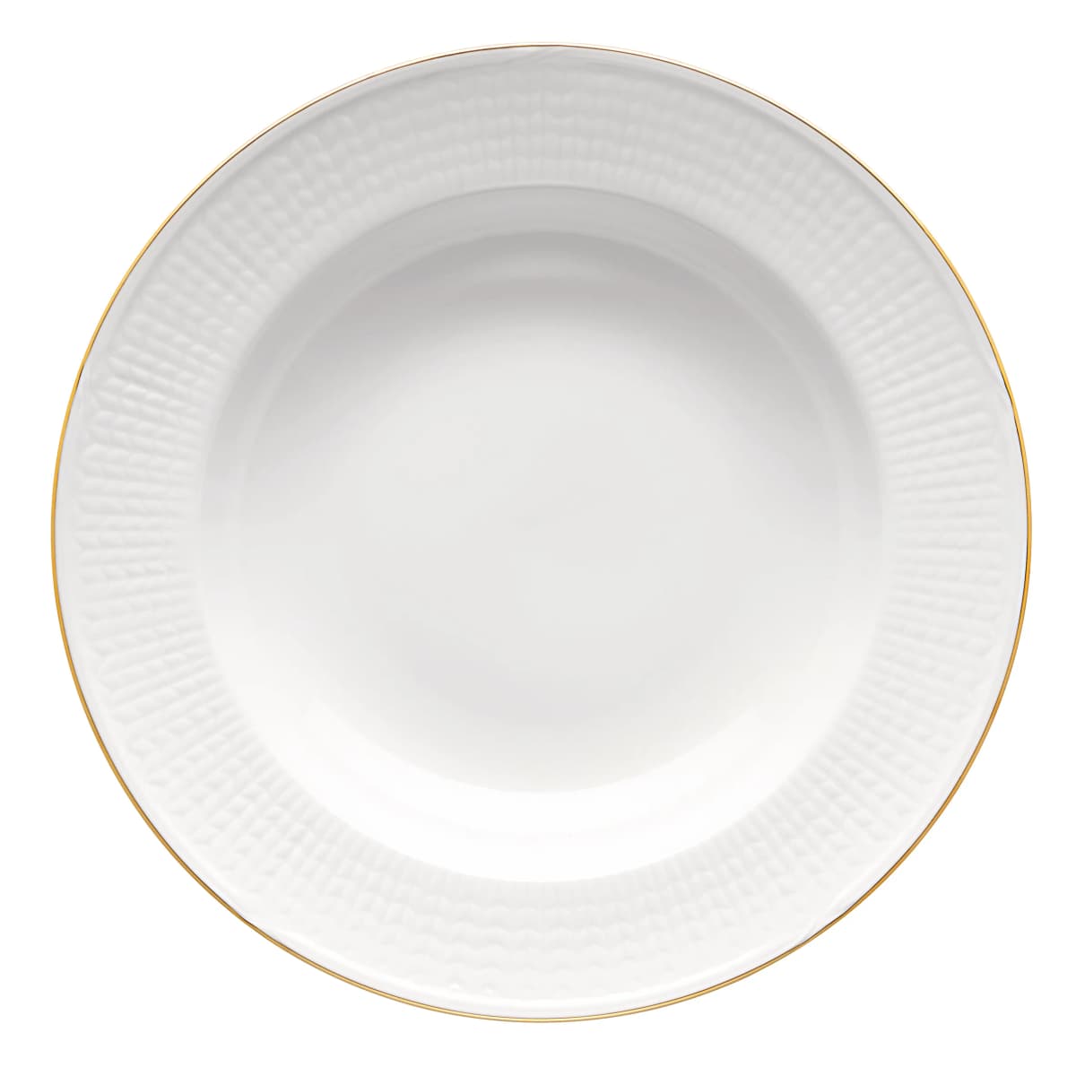 Swedish Grace Gala dyp tallerken 25 cm, Hvit