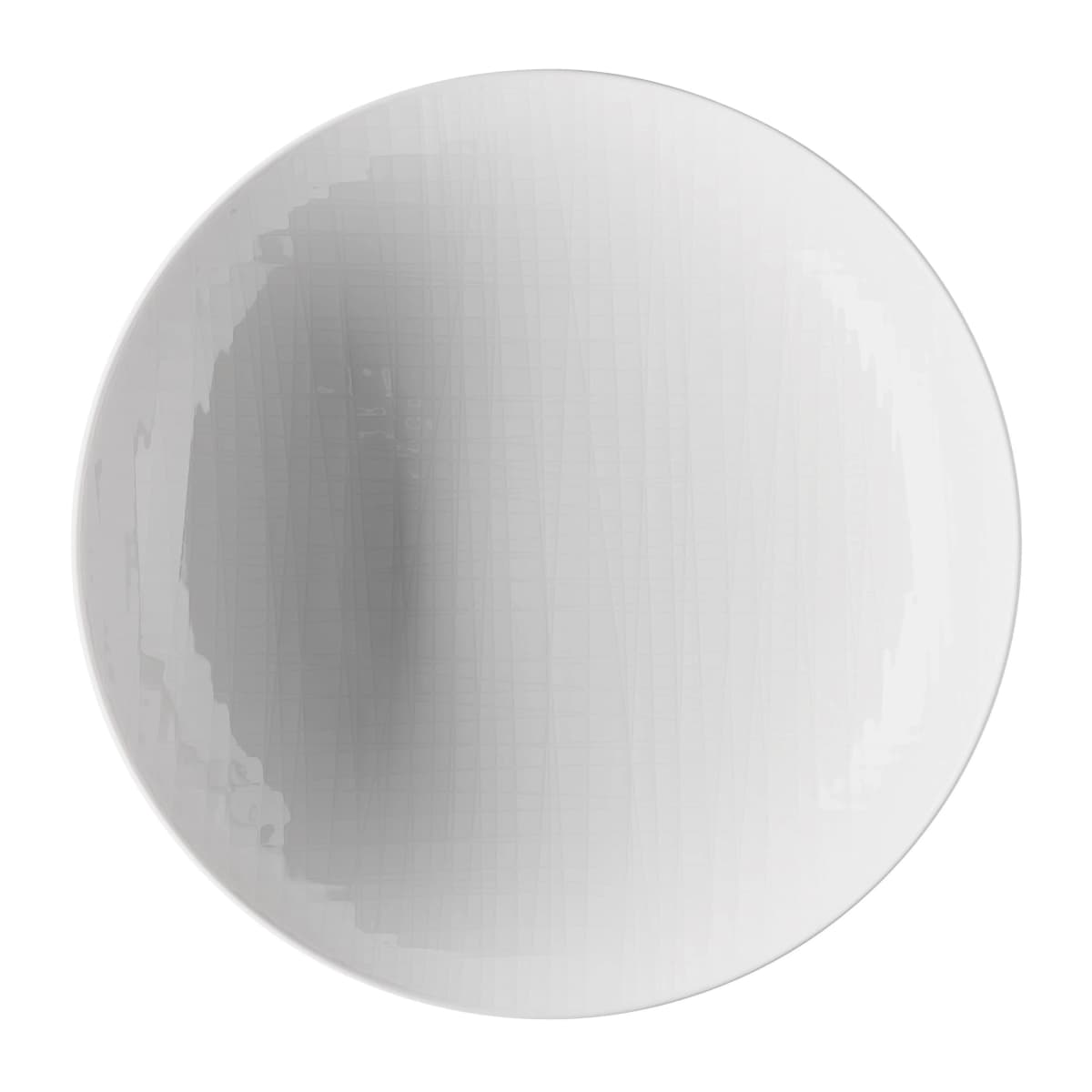 Mesh dyp tallerken 25 cm, hvit
