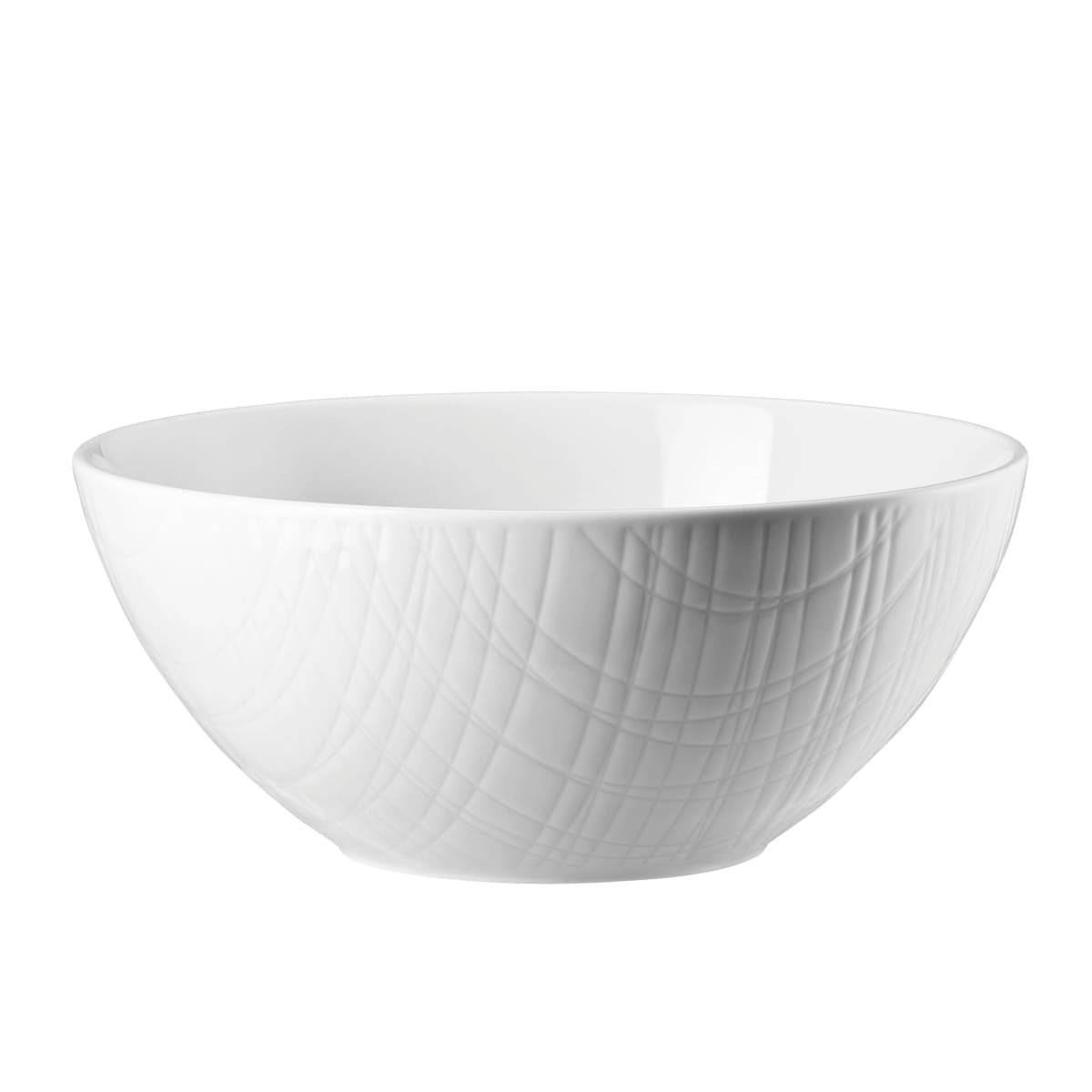 Mesh frokostskål 14 cm, hvit