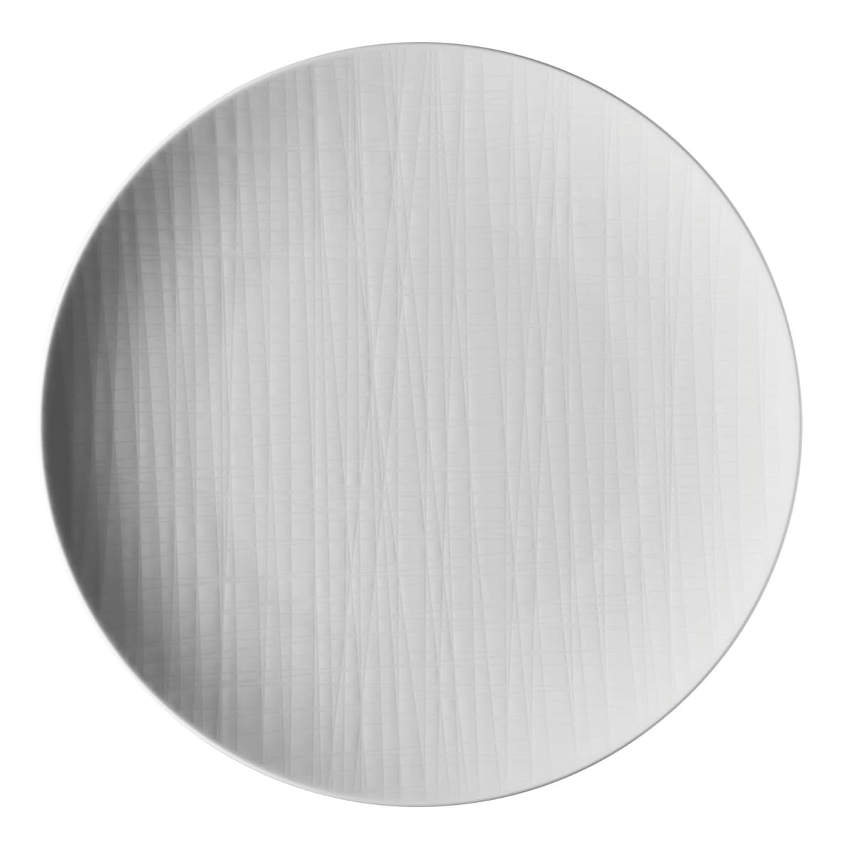 Mesh tallerken 27 cm, hvit
