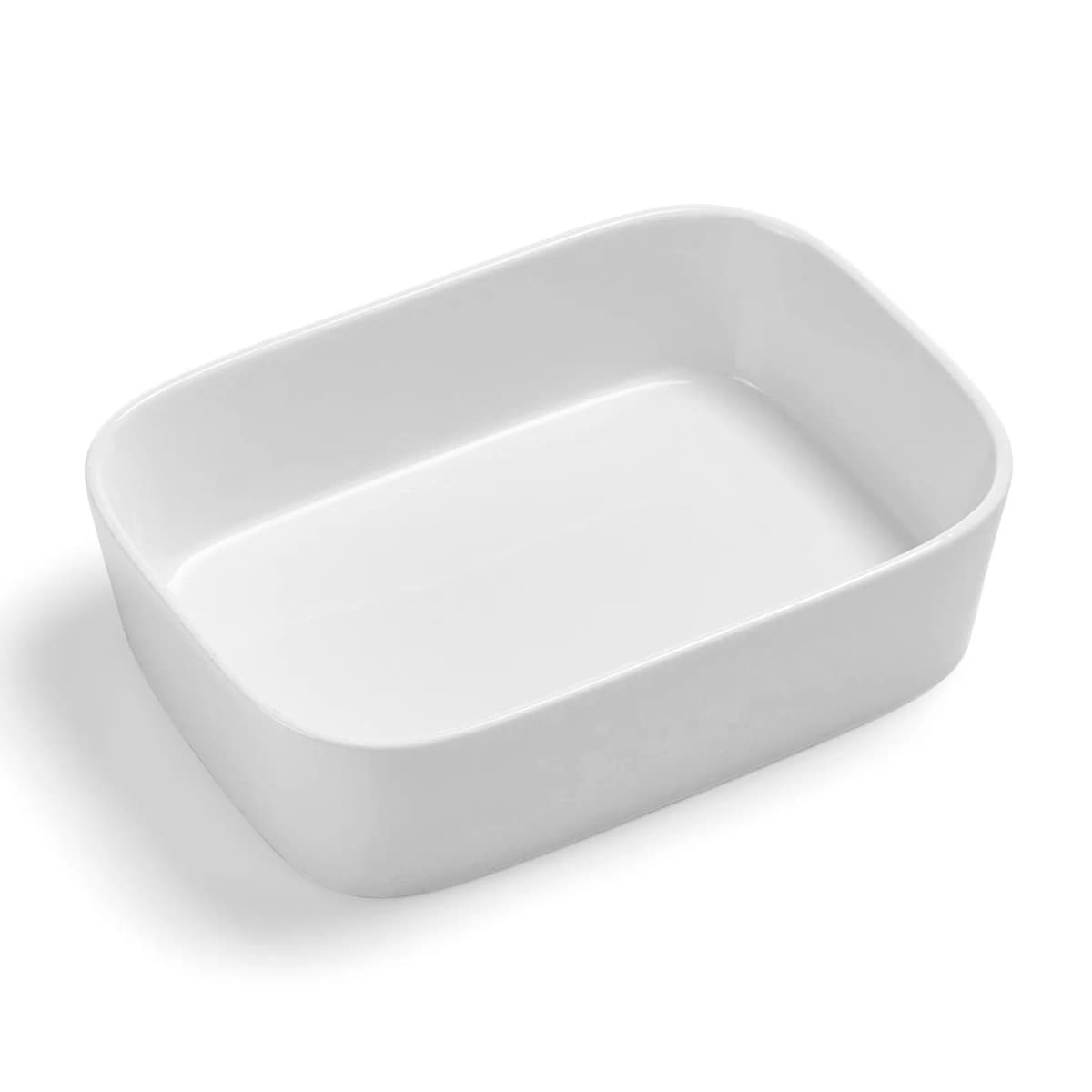 Modula ildfast fat 25x18 cm, Hvit