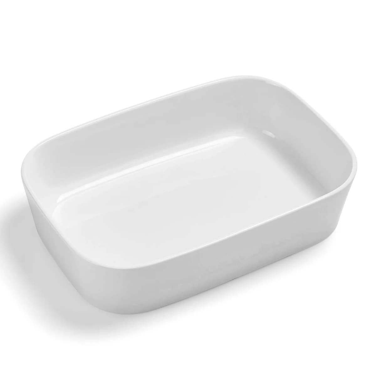 Modula ildfast fat 30x21 cm, Hvit