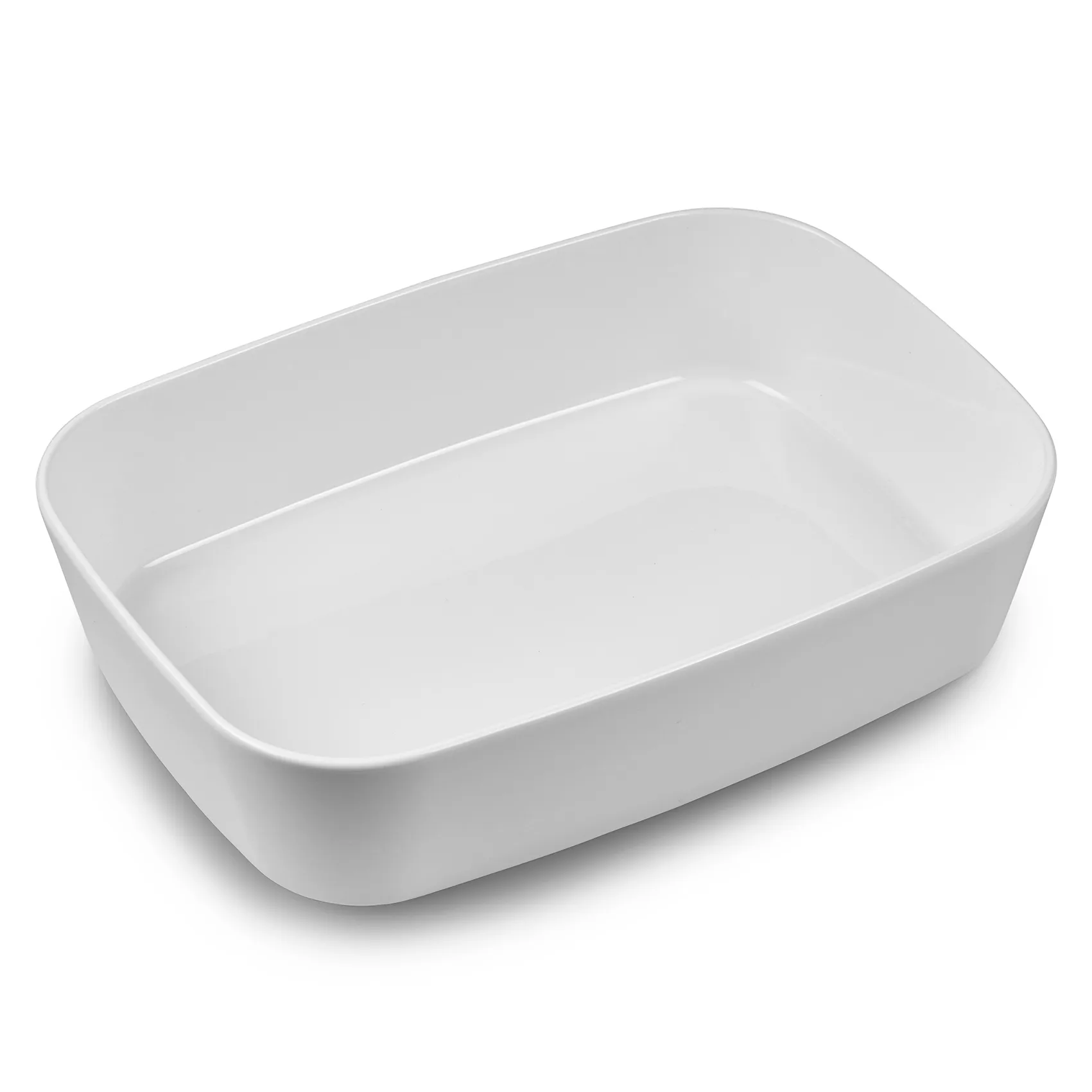 Modula ildfast fat 35x25 cm, Hvit