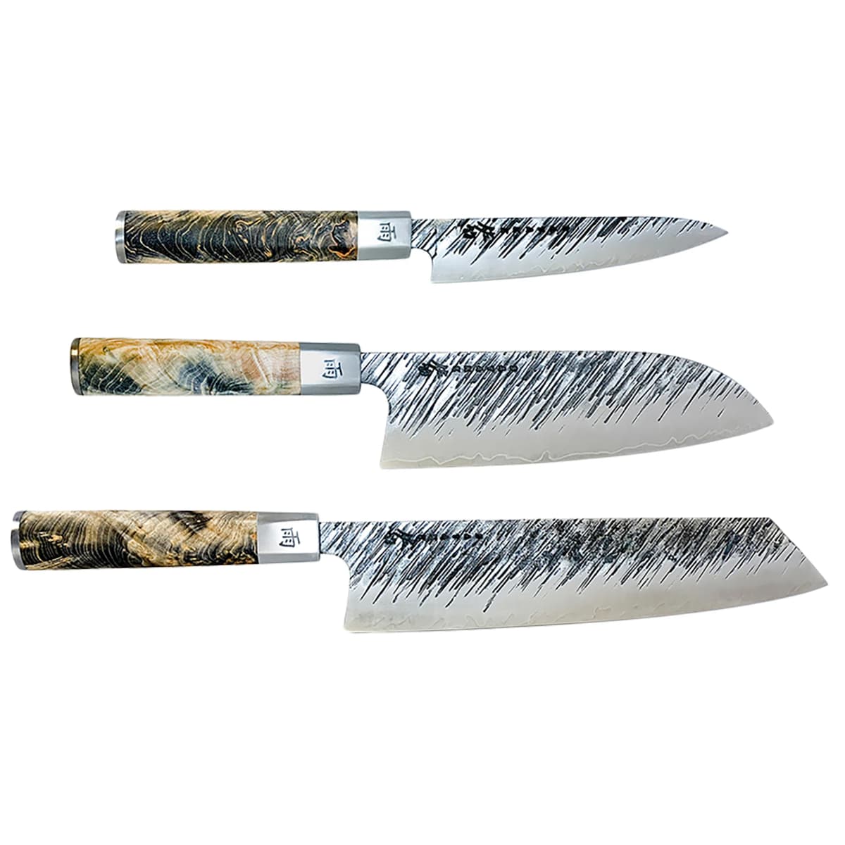 Satake Ame knivsett, 3 deler