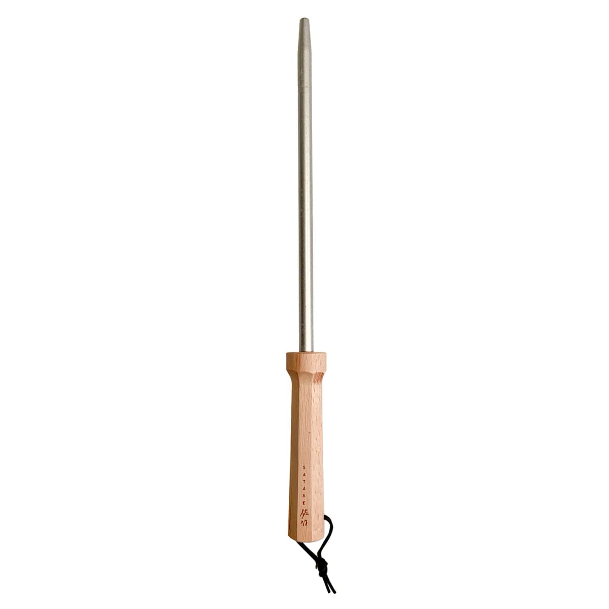 Satake diamantbryne med trehåndtak, 23 cm