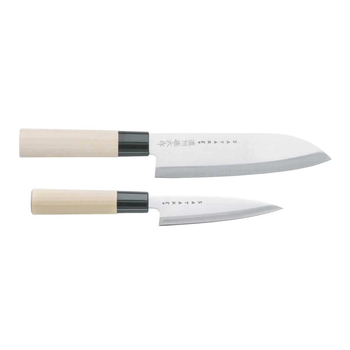 Satake Houcho knivsett petty & santoku, 2 deler