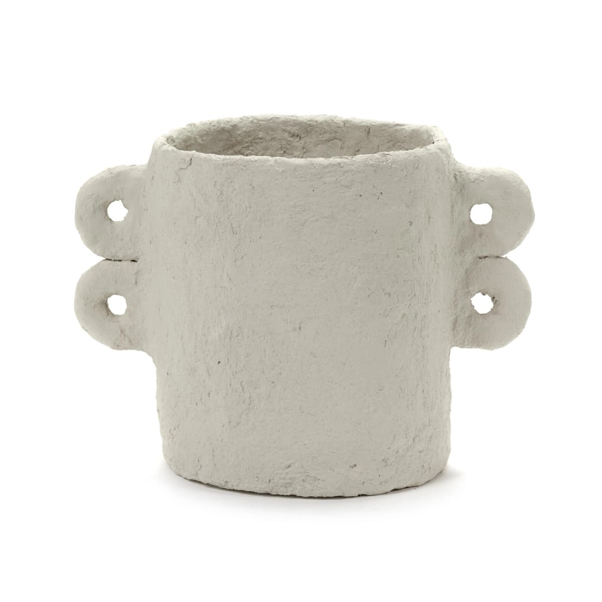 Earth krukke Ø 18 cm, Beige