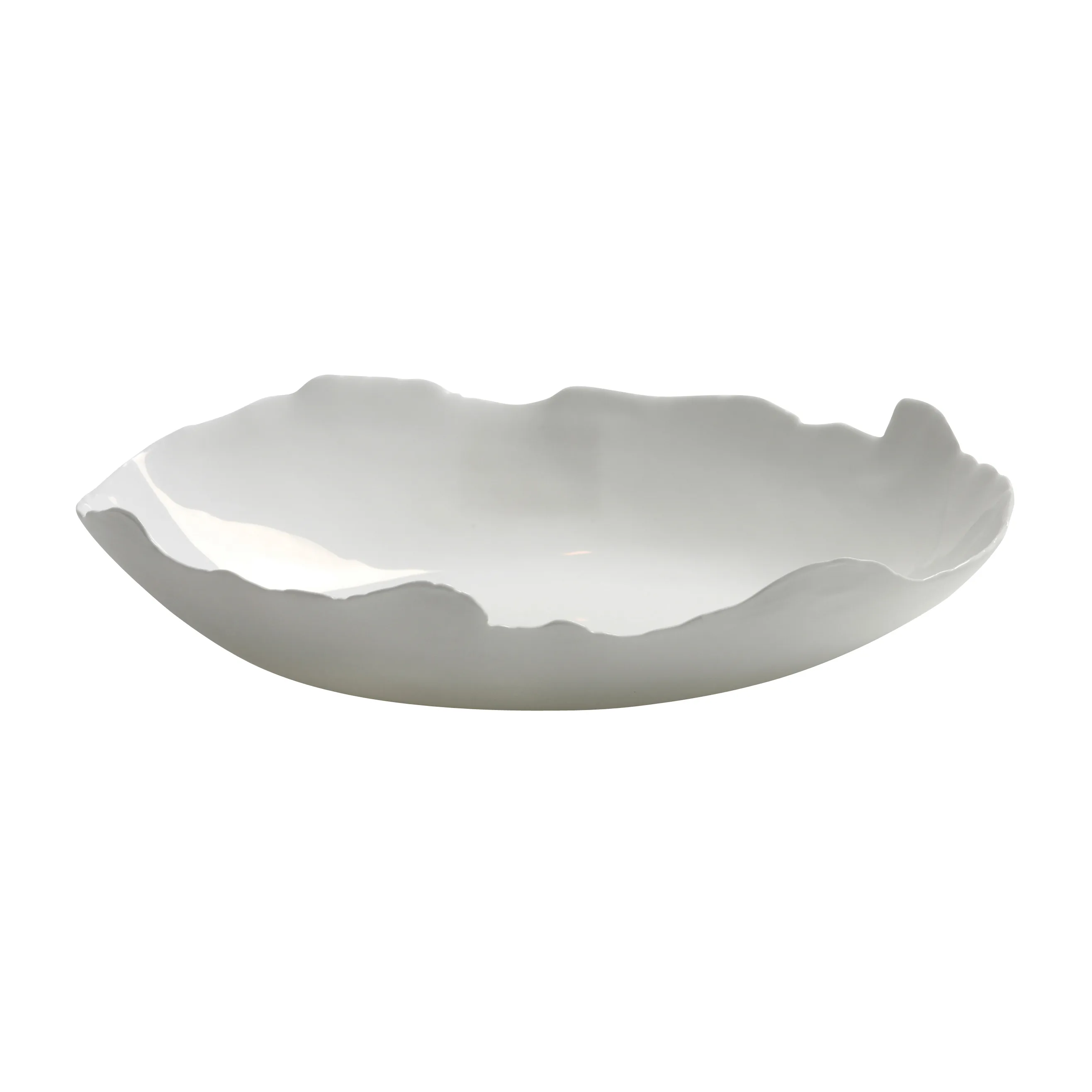 Perfect Imperfection oval dyp tallerken, 13x23 cm