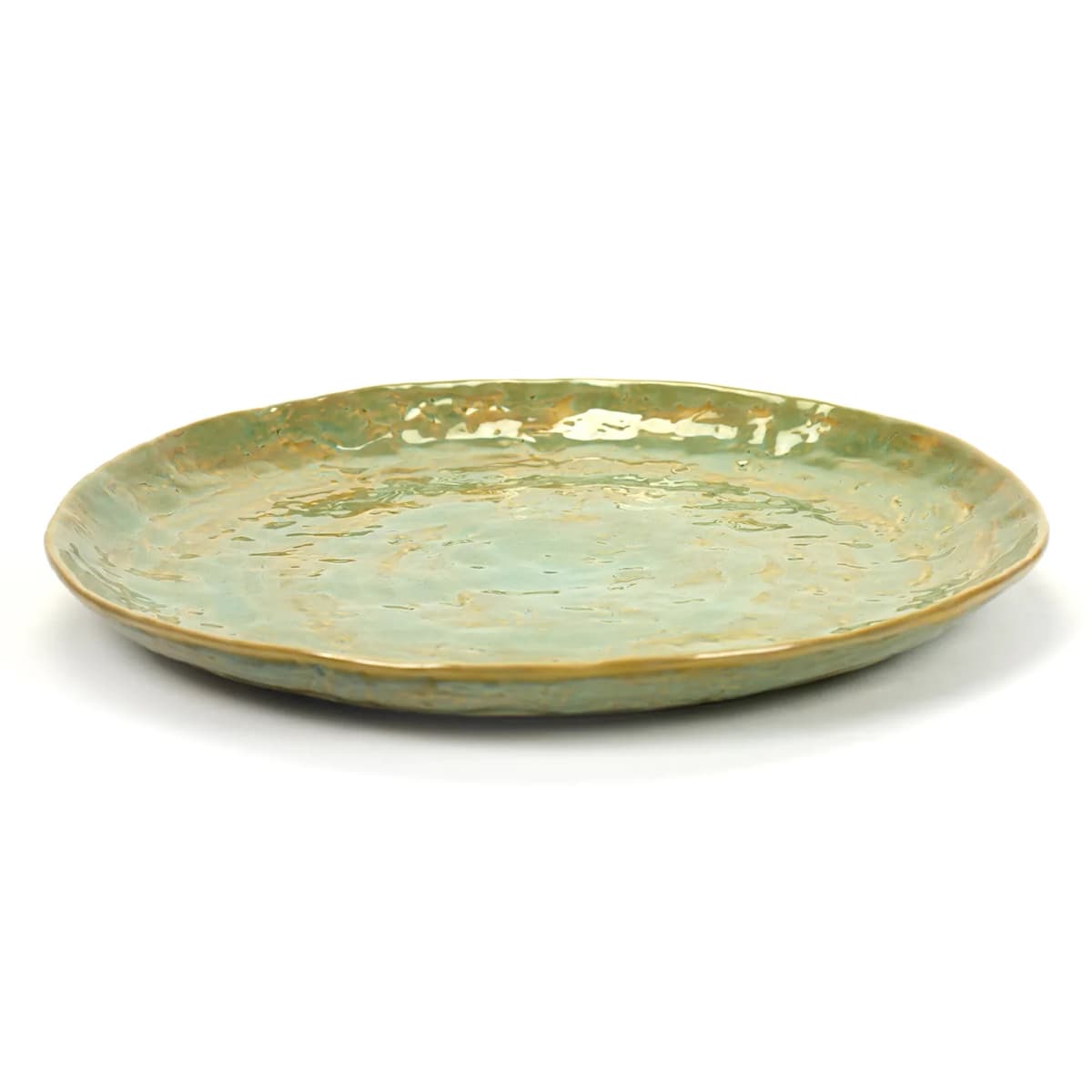 Pure tallerken large, Sea green