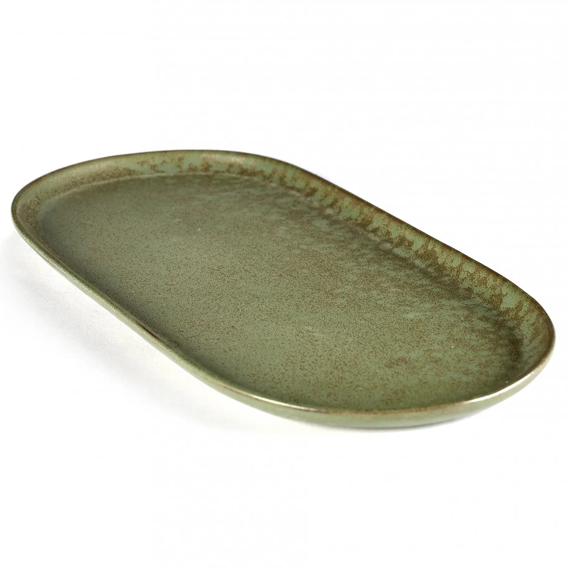 Surface tapastallerken 17x35,5 cm, Camogreen