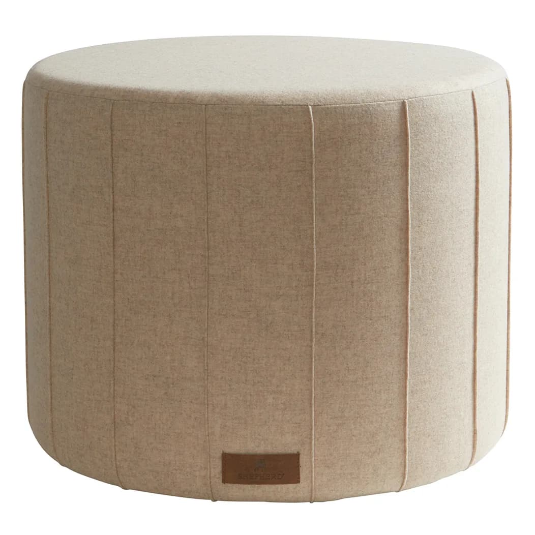 Shepherd puff Anja 40x50 cm, Creme (beige)