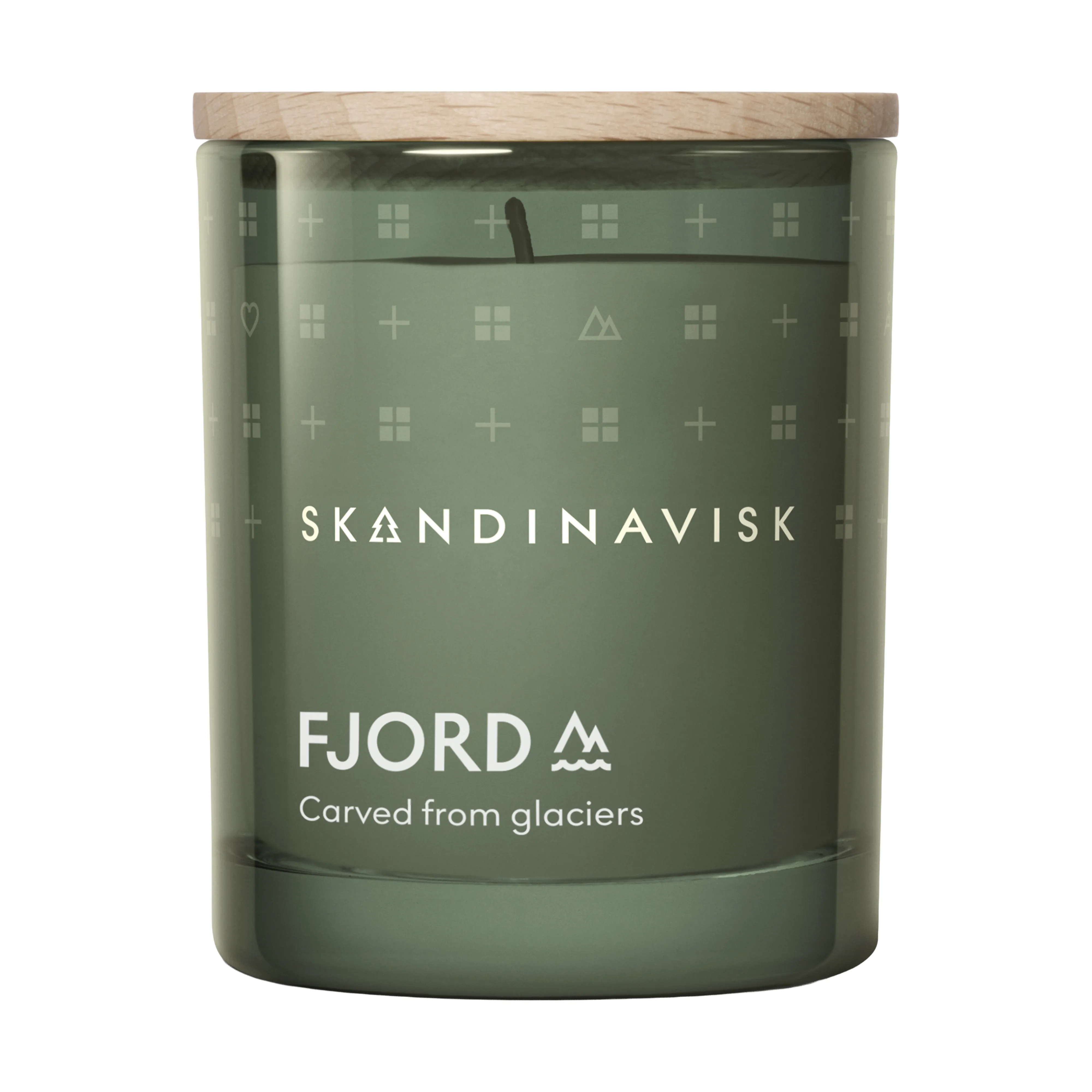 Fjord duftlys med lokk, 65 g