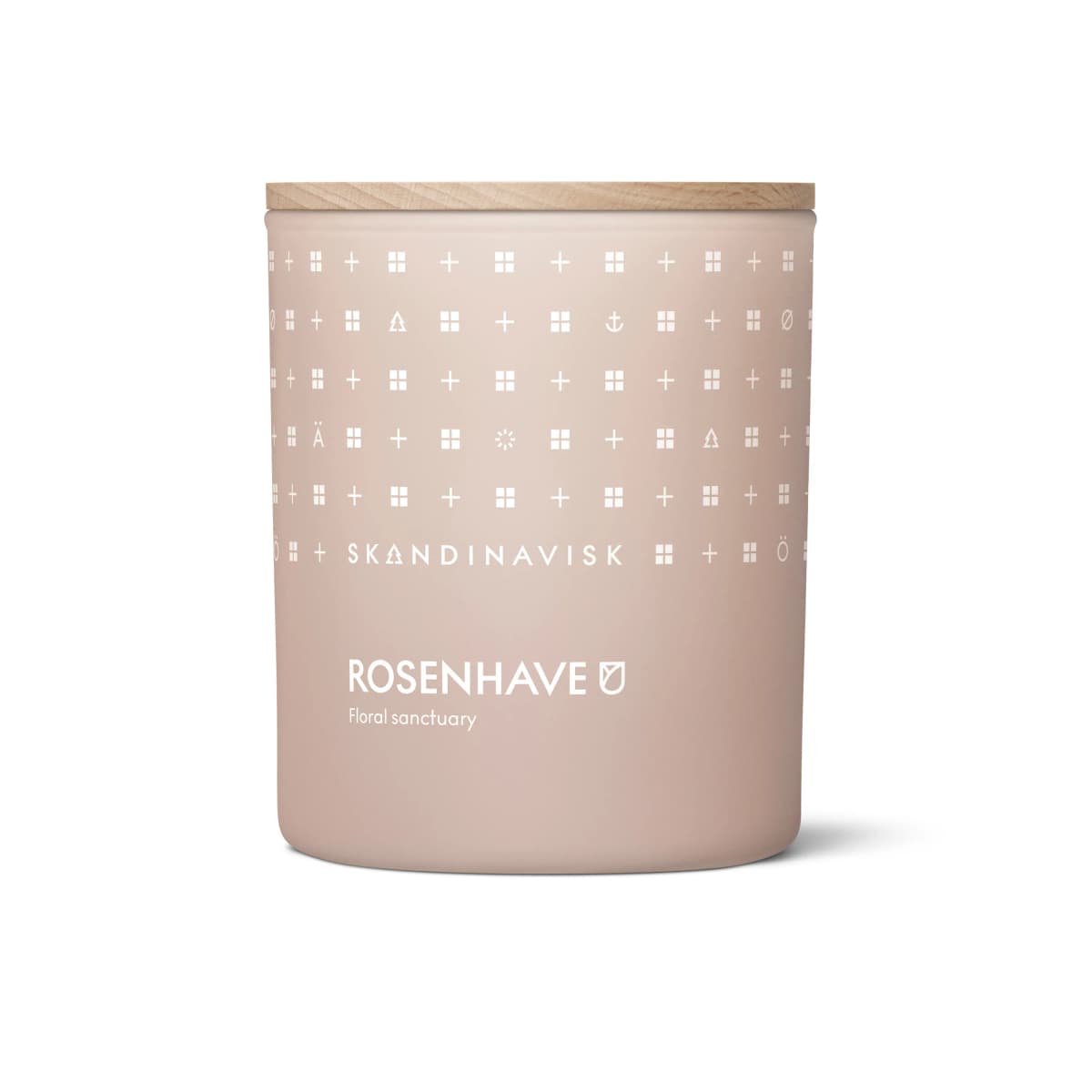 Rosenhave duftlys med lokk, 200 g