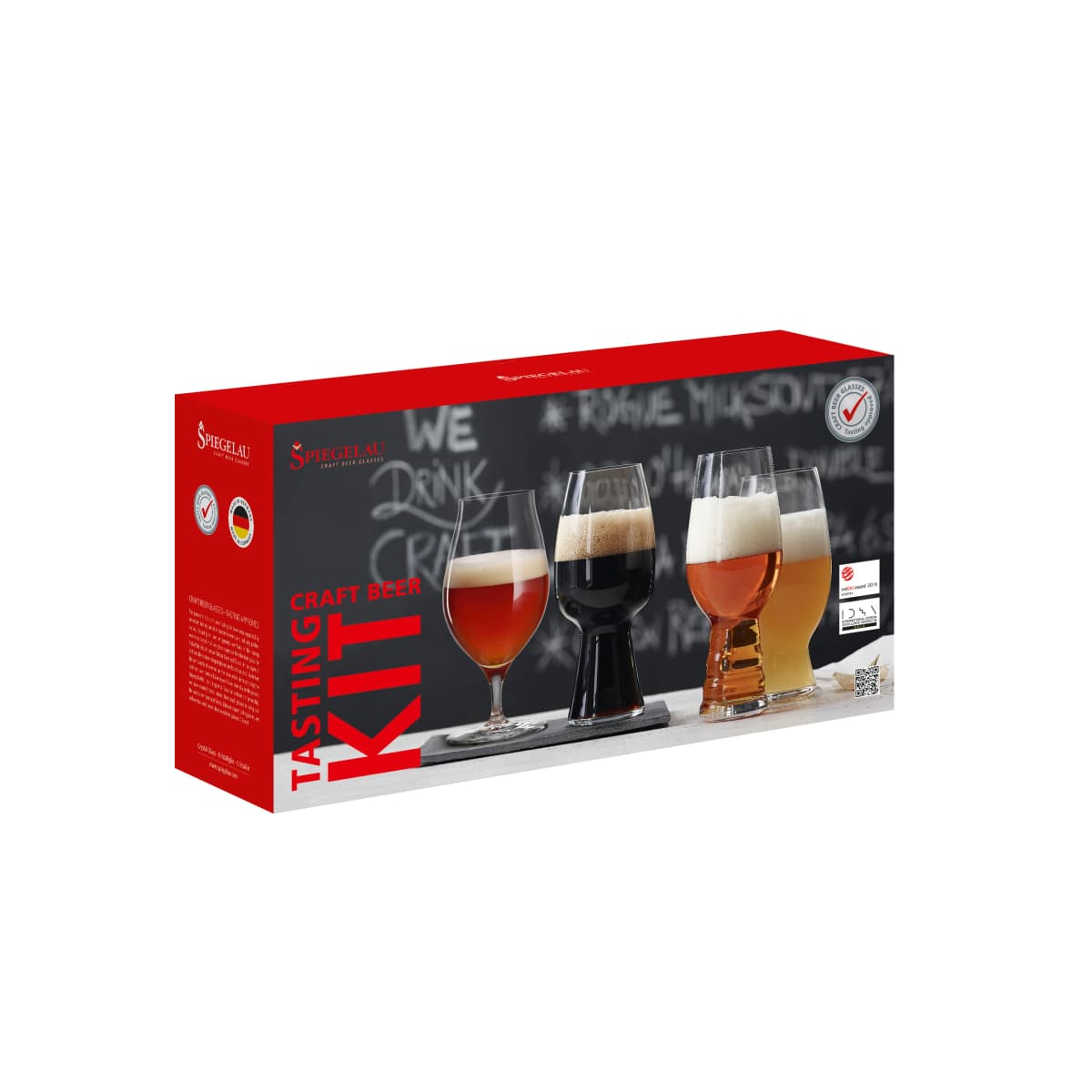Beer Classics Ølprøve sett 4-stk., klar