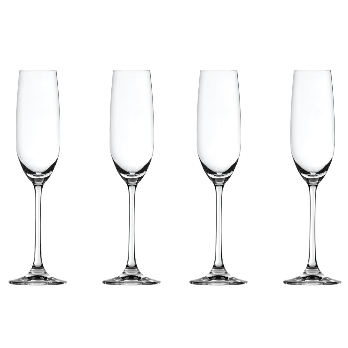 Salute Champagneglass 21cl, 4-stk., klar