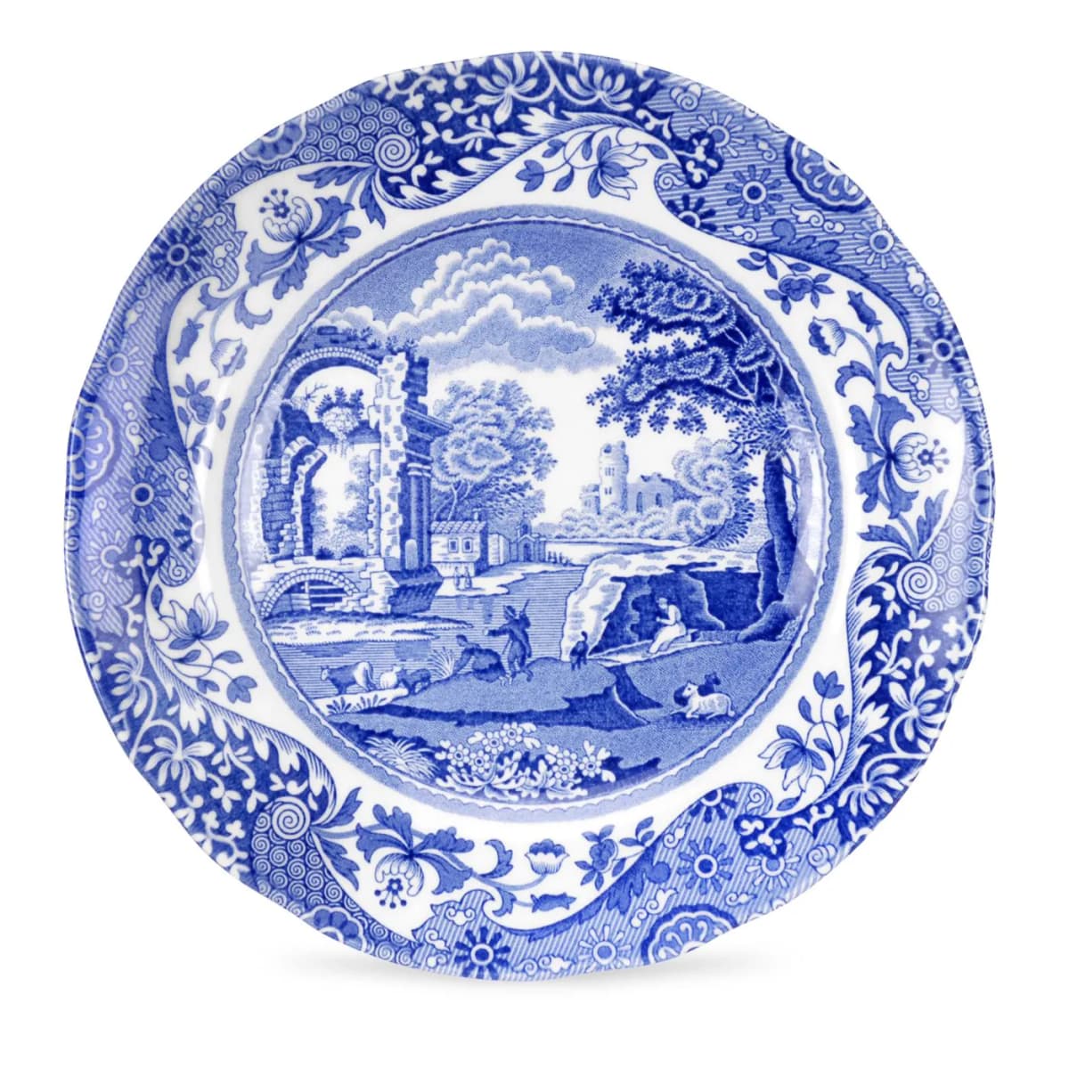 Blue Italian tallerken, 15 cm