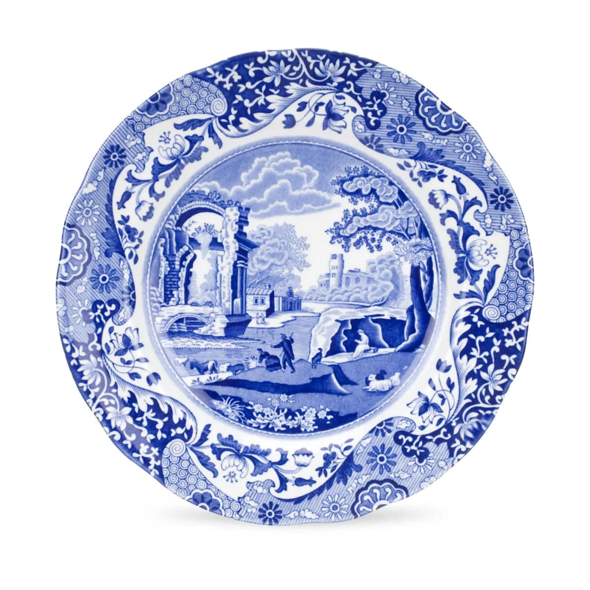 Blue Italian tallerken, 23 cm